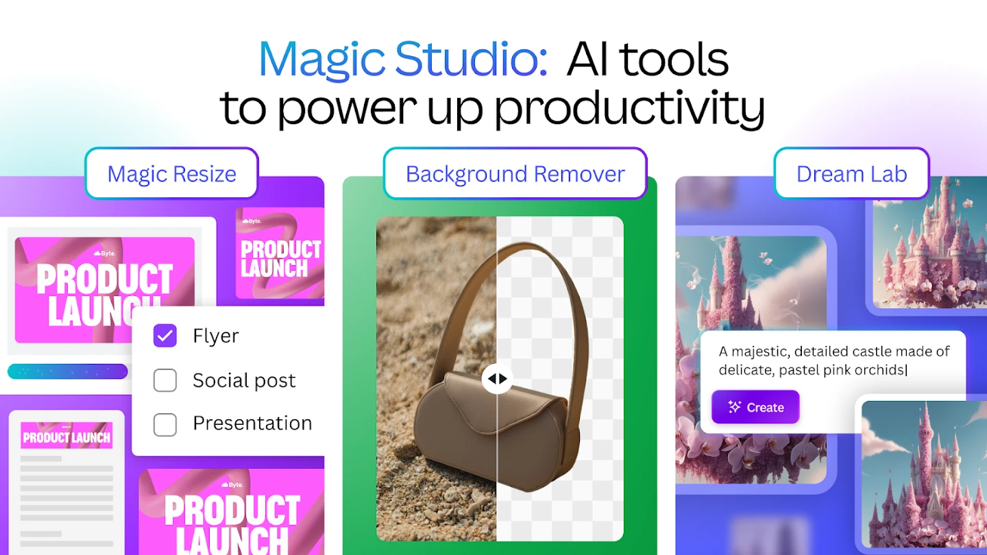 Canva: AI Photo & Video Editor app store screenshot 16 — Art And Design (Android)