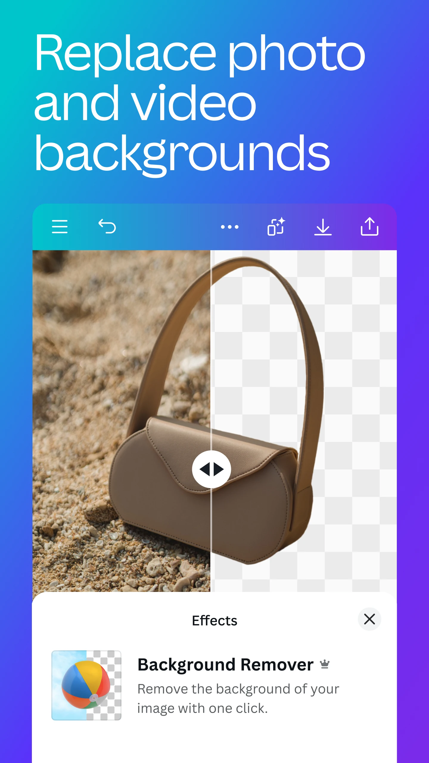 Canva: AI Photo & Video Editor app store screenshot 3 — Art And Design (Android)