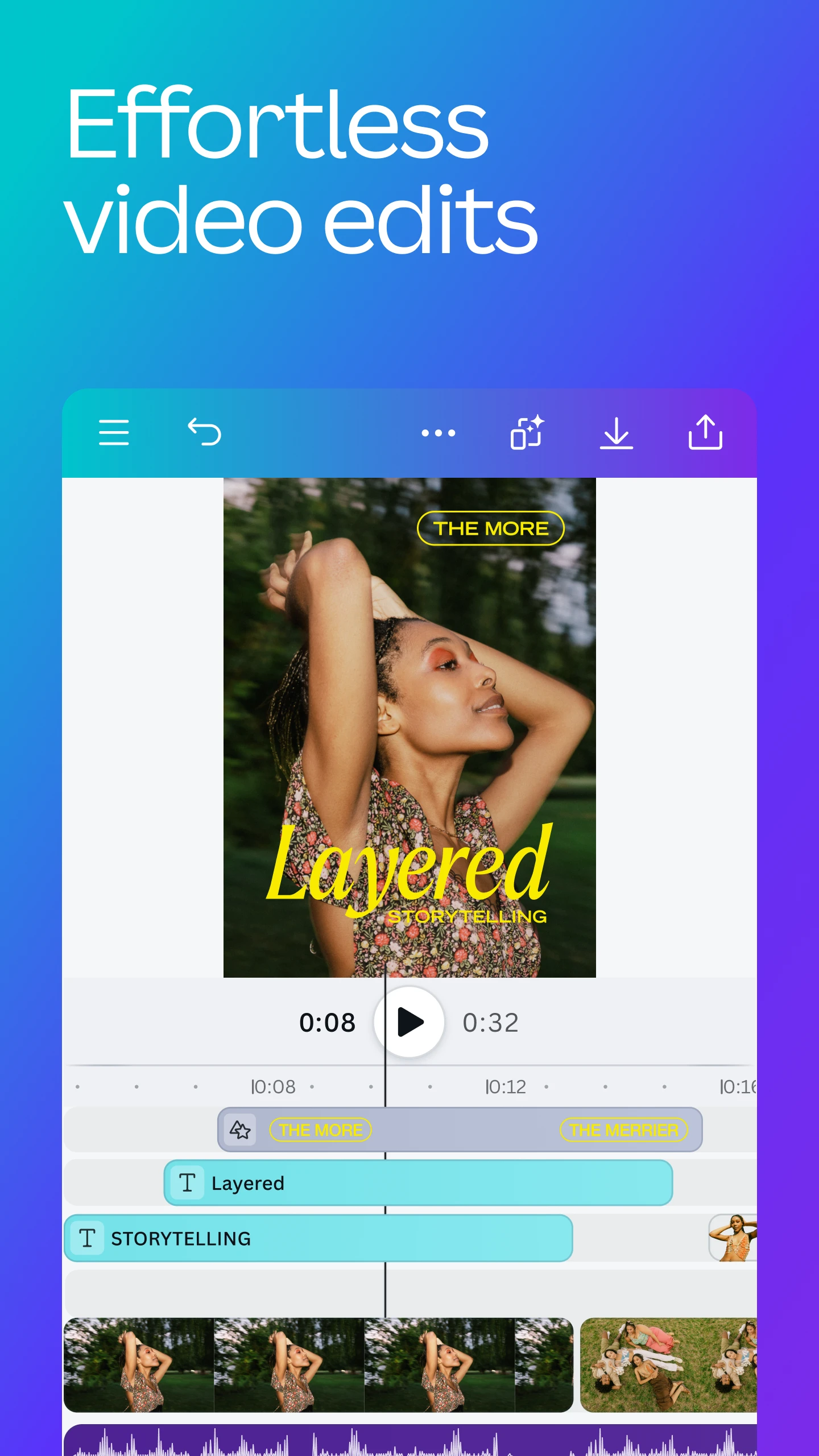 Canva: AI Photo & Video Editor app store screenshot 6 — Art And Design (Android)