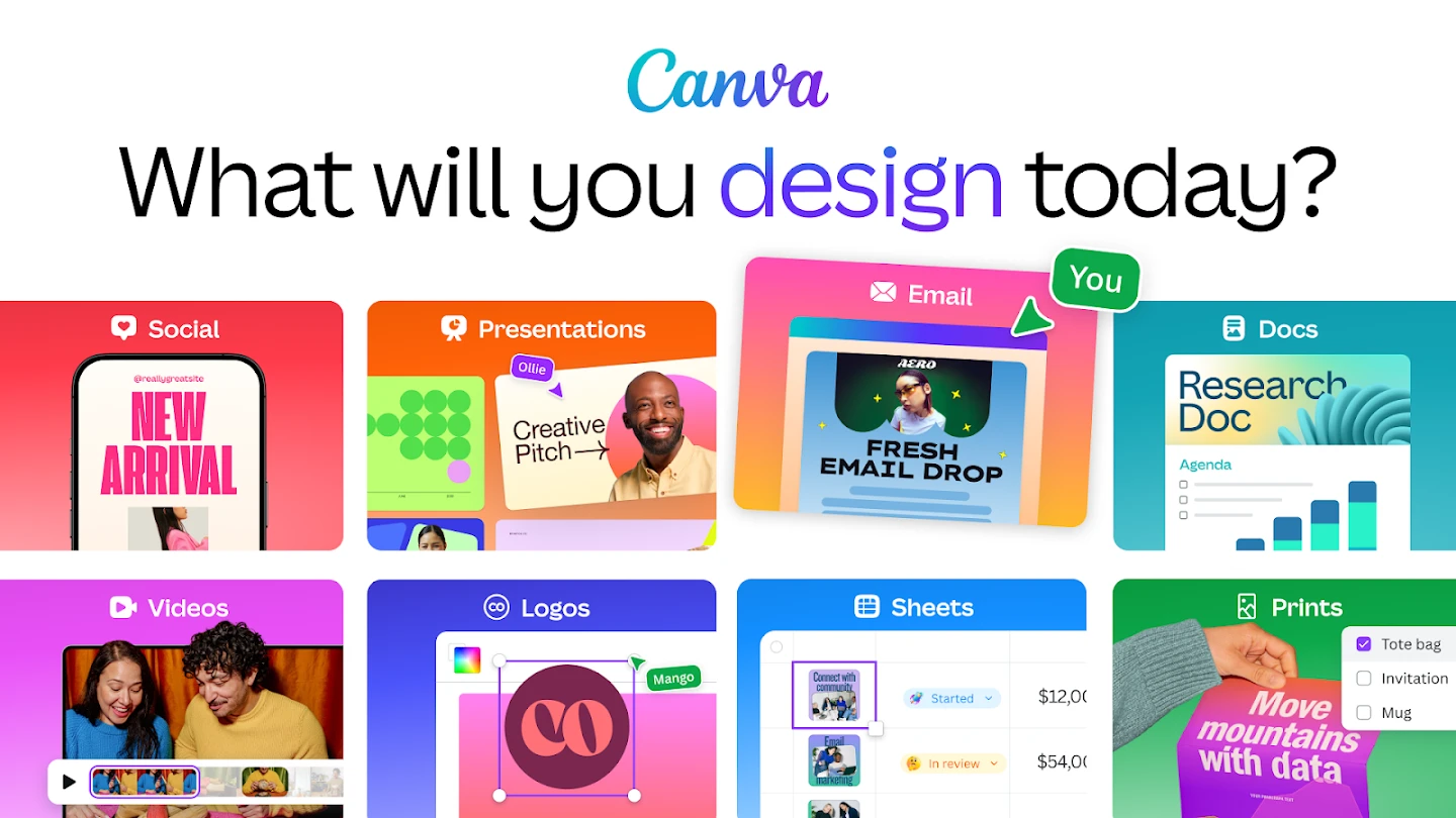 Canva: AI Photo & Video Editor app store screenshot 9 — Art And Design (Android)