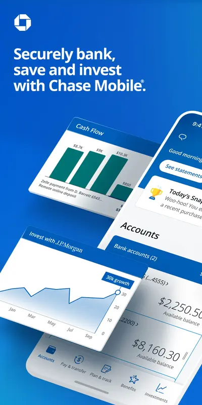 Chase Mobile app store screenshot 1 — Finance (Android)