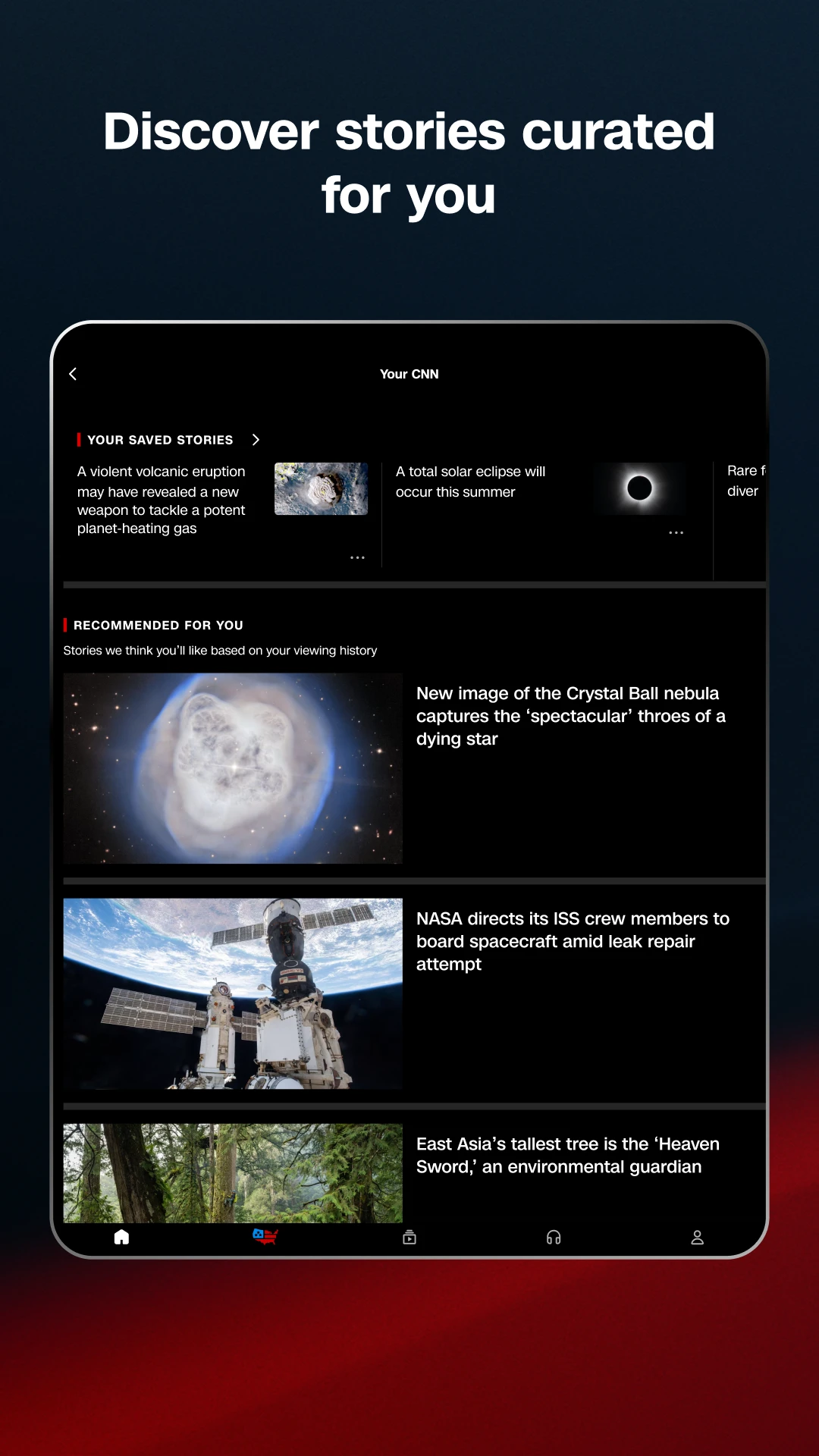 CNN: Live & Breaking News app store screenshot 14 — News And Magazines (Android)