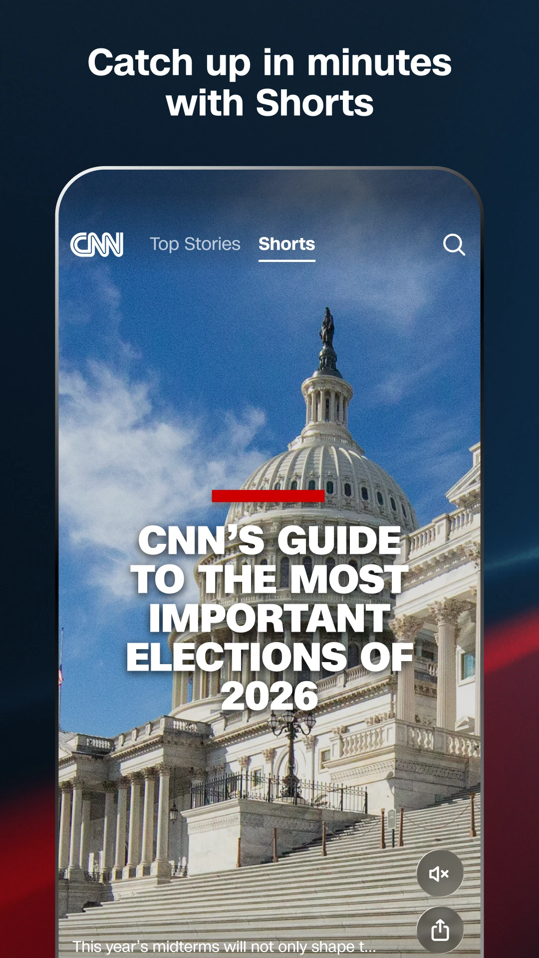 CNN: Live & Breaking News app store screenshot 2 — News And Magazines (Android)