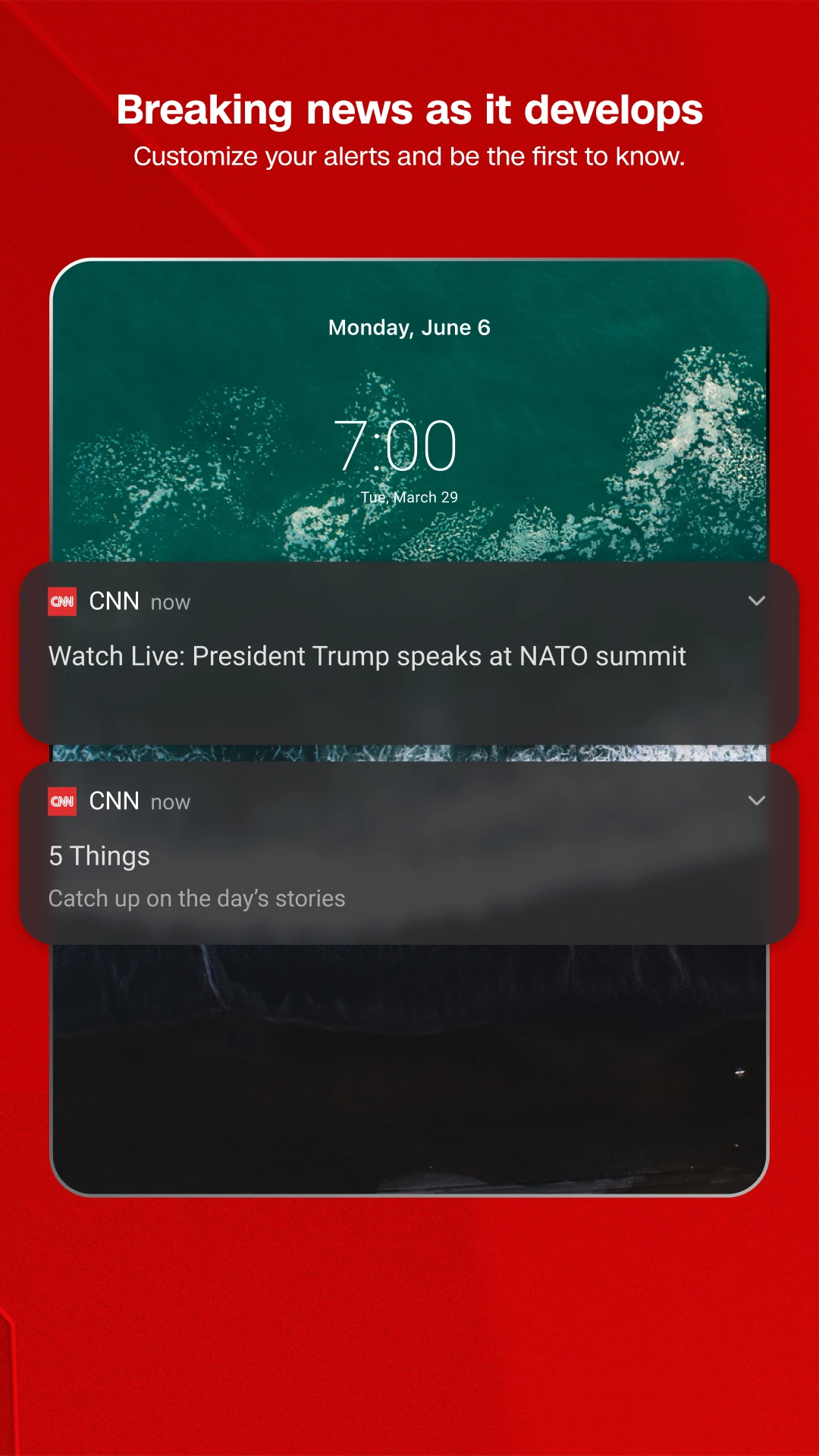 CNN: Live & Breaking News app store screenshot 21 — News And Magazines (Android)
