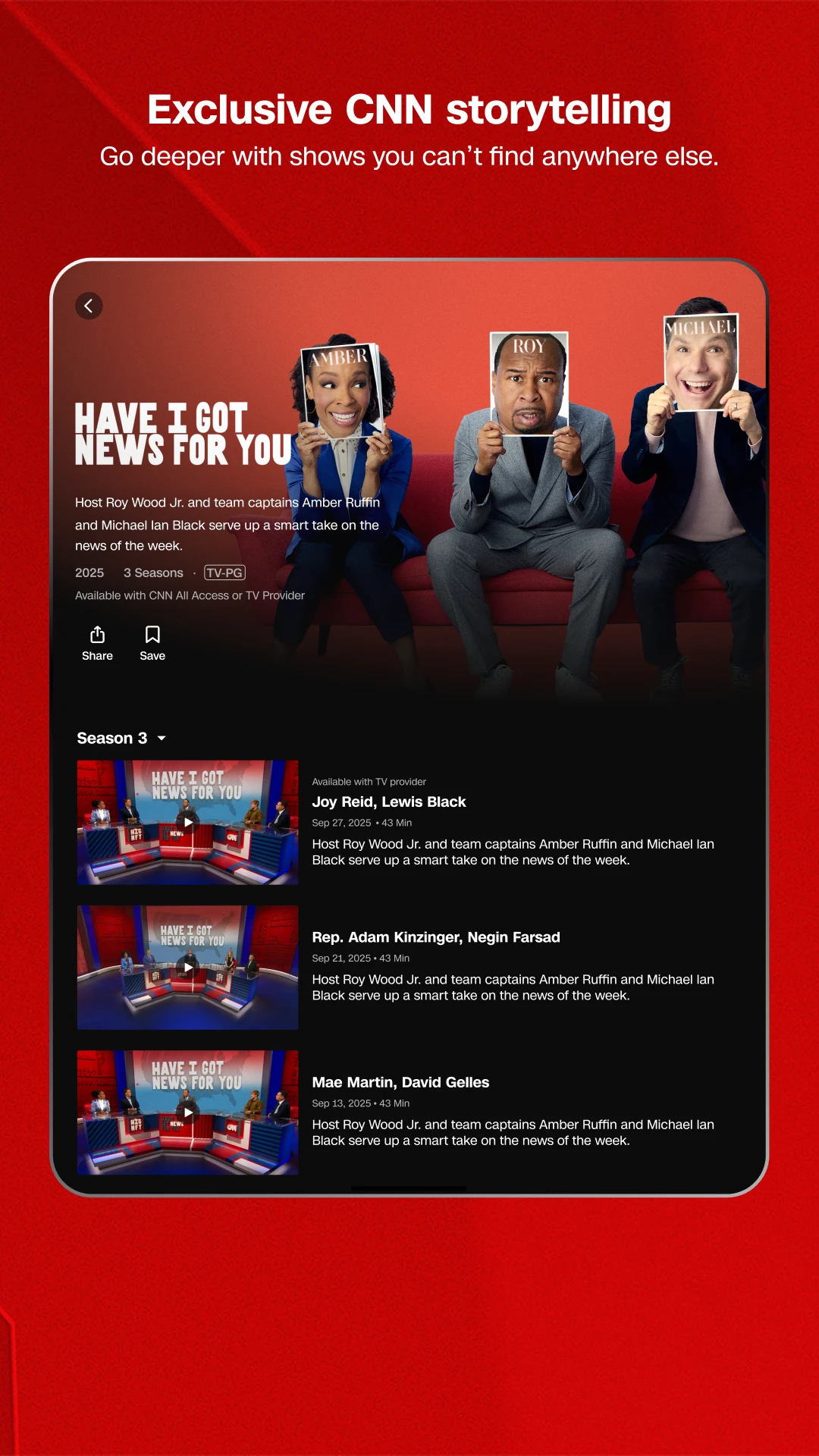 CNN: Live & Breaking News app store screenshot 23 — News And Magazines (Android)