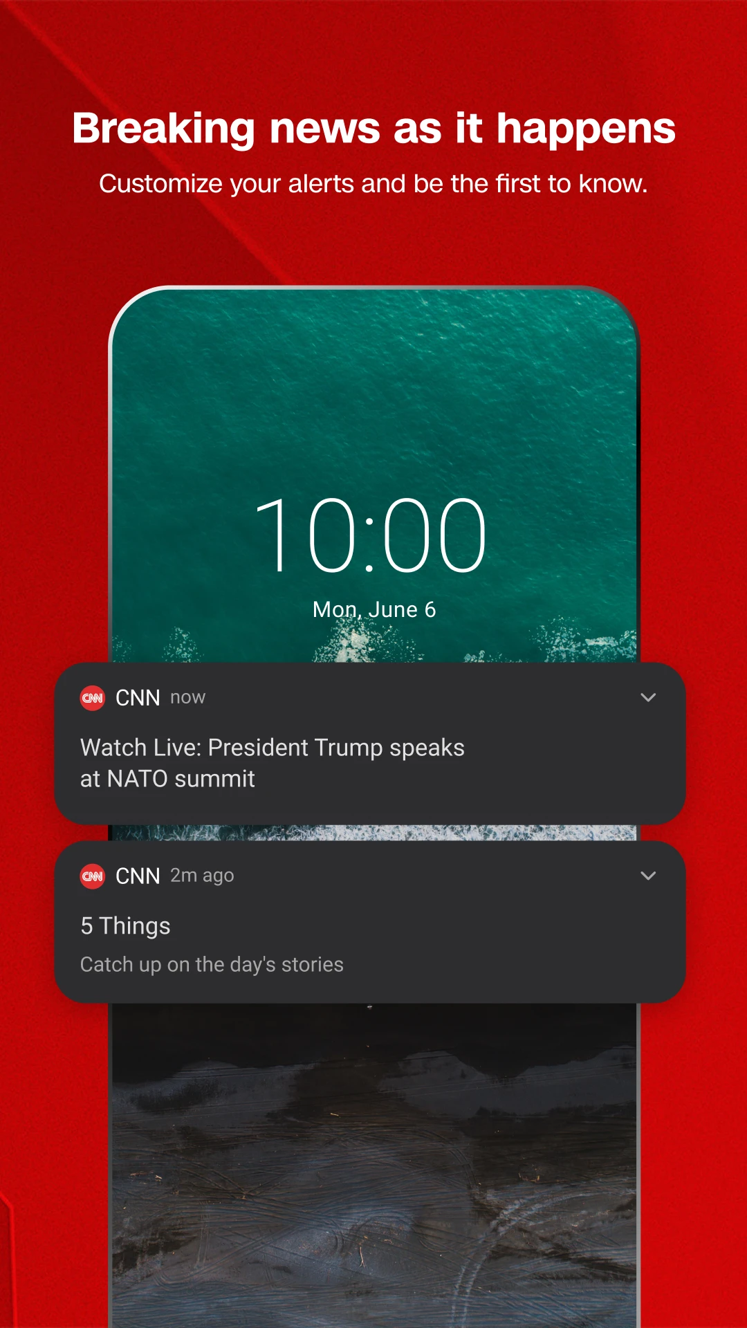 CNN: Live & Breaking News app store screenshot 5 — News And Magazines (Android)