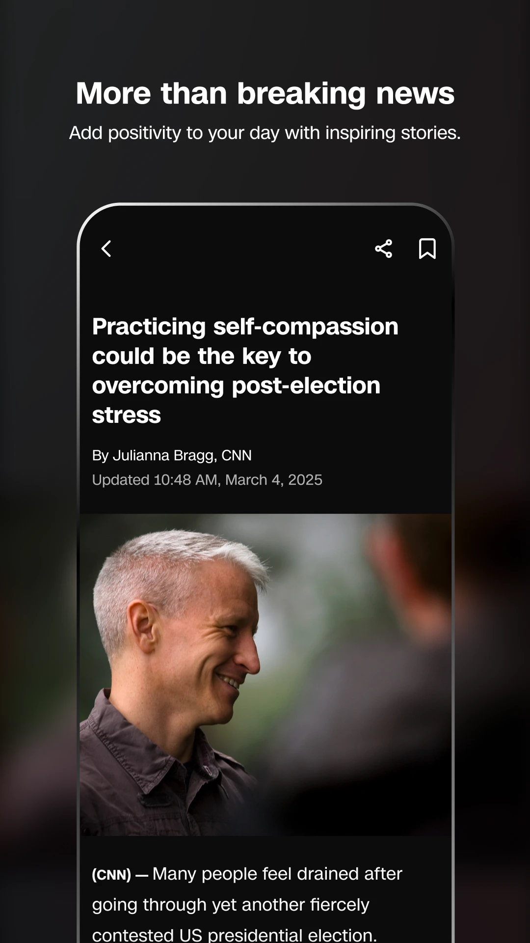 CNN: Live & Breaking News app store screenshot 8 — News And Magazines (Android)
