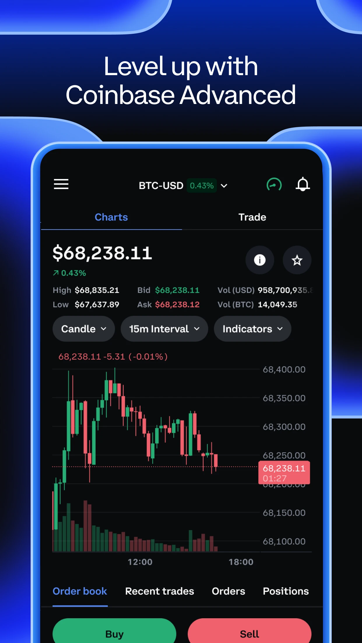 Coinbase: Buy Crypto & Stocks app store screenshot 3 — Finance (Android)