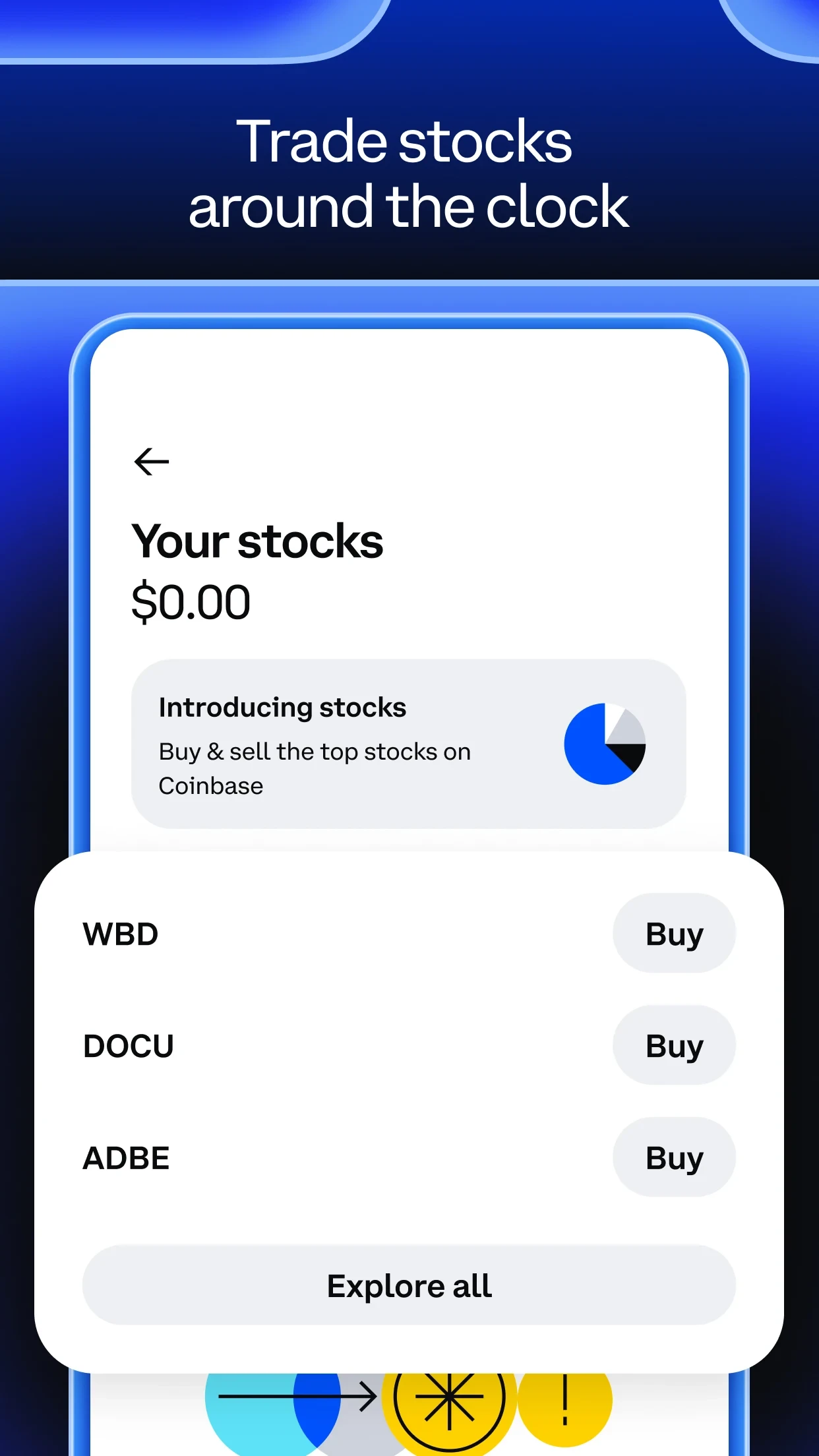 Coinbase: Buy Crypto & Stocks app store screenshot 5 — Finance (Android)