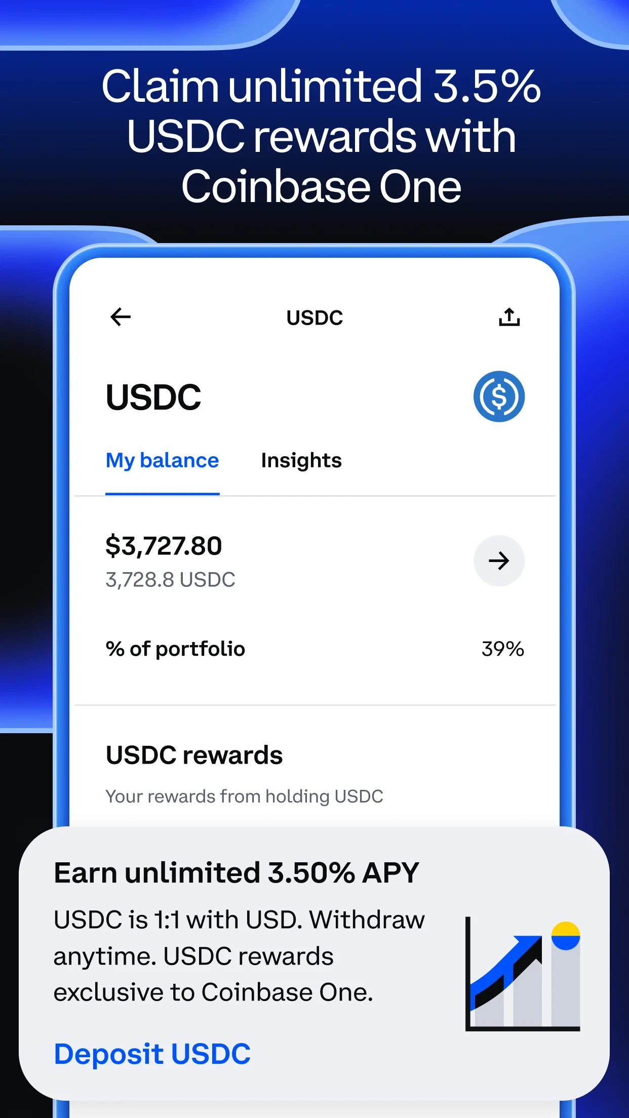Coinbase: Buy Crypto & Stocks app store screenshot 7 — Finance (Android)