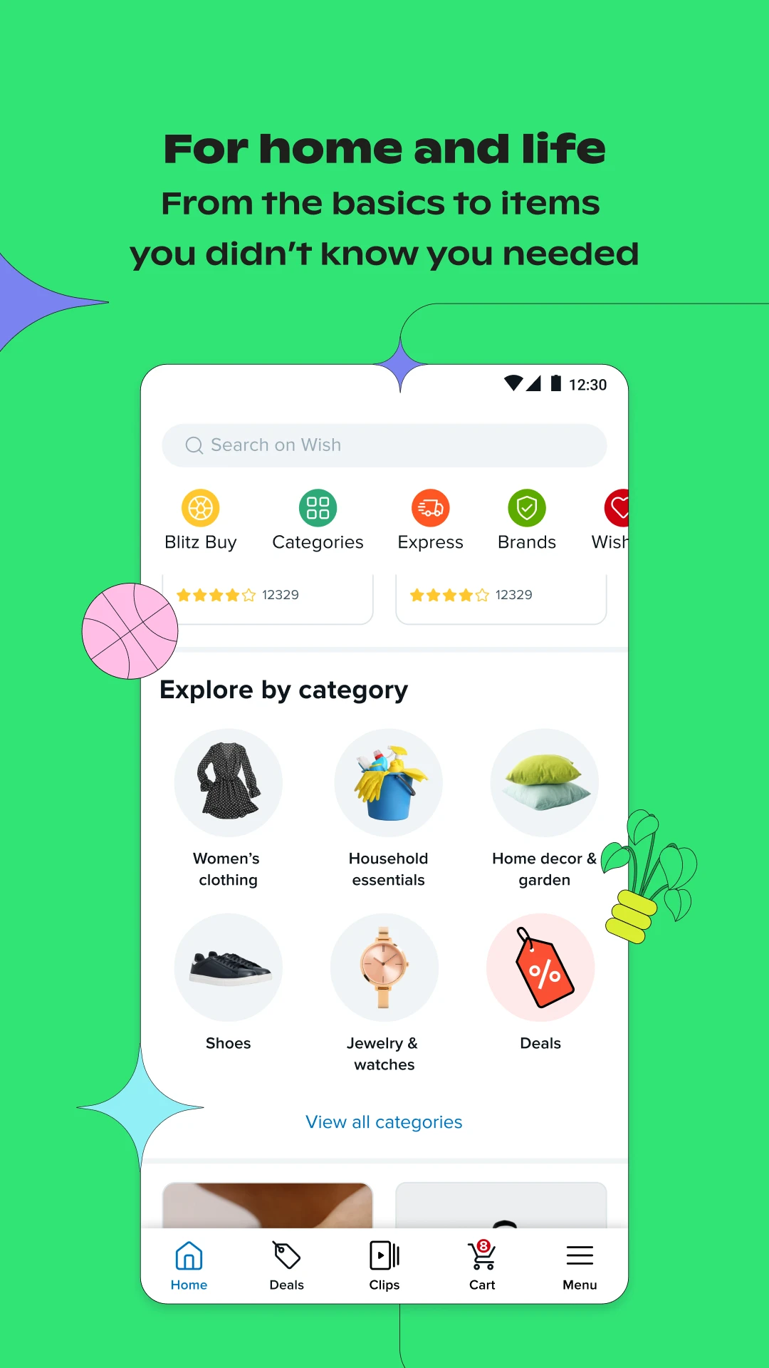 Wish: Shop and Save app store screenshot 2 — Shopping (Android)
