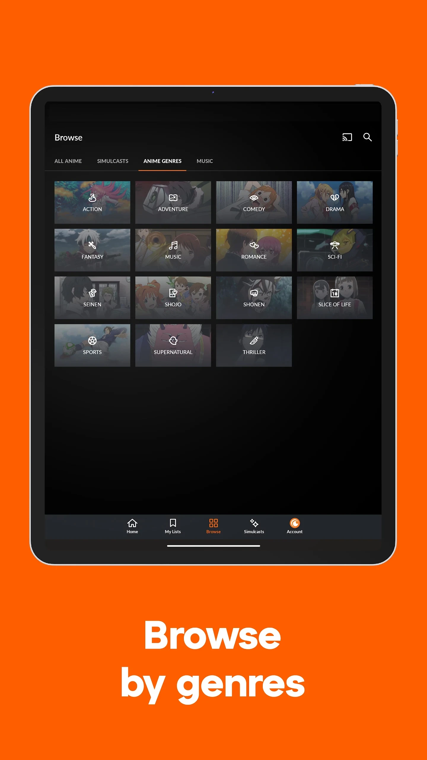 Crunchyroll: Anime Streaming app store screenshot 12 — Entertainment (Android)