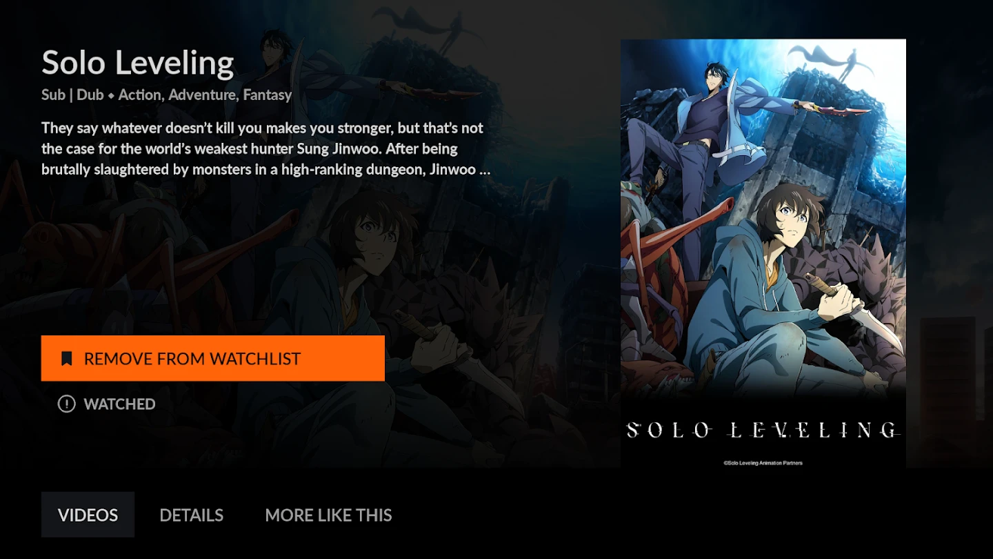 Crunchyroll: Anime Streaming app store screenshot 18 — Entertainment (Android)