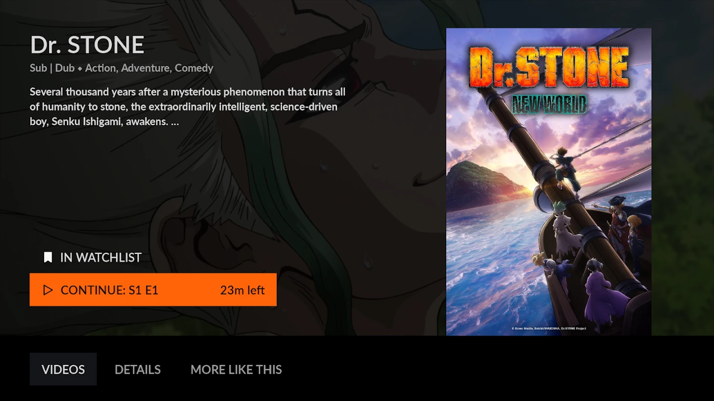 Crunchyroll: Anime Streaming app store screenshot 19 — Entertainment (Android)