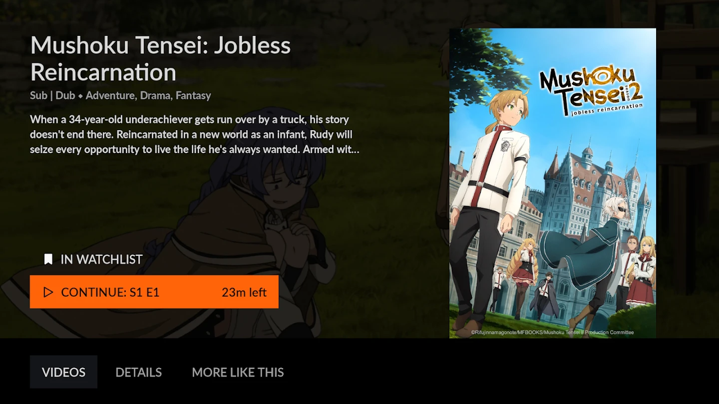 Crunchyroll: Anime Streaming app store screenshot 20 — Entertainment (Android)