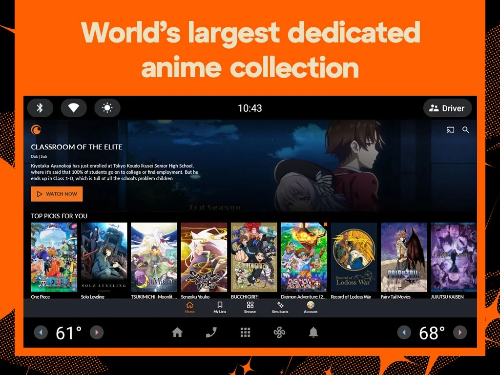 Crunchyroll: Anime Streaming app store screenshot 23 — Entertainment (Android)