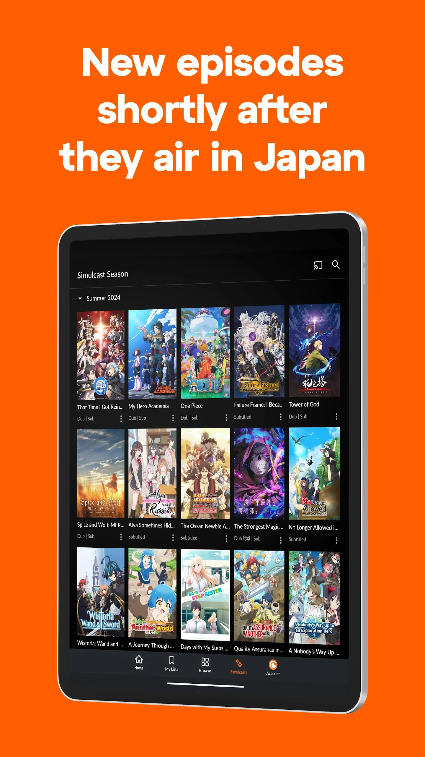 Crunchyroll: Anime Streaming app store screenshot 8 — Entertainment (Android)
