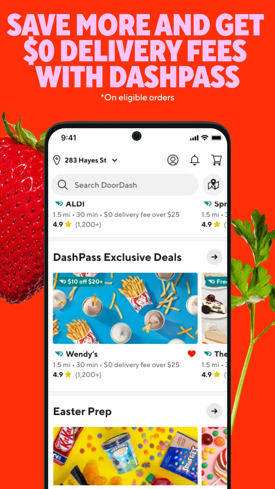 DoorDash: Food, Grocery, More app store screenshot 4 — Food And Drink (Android)
