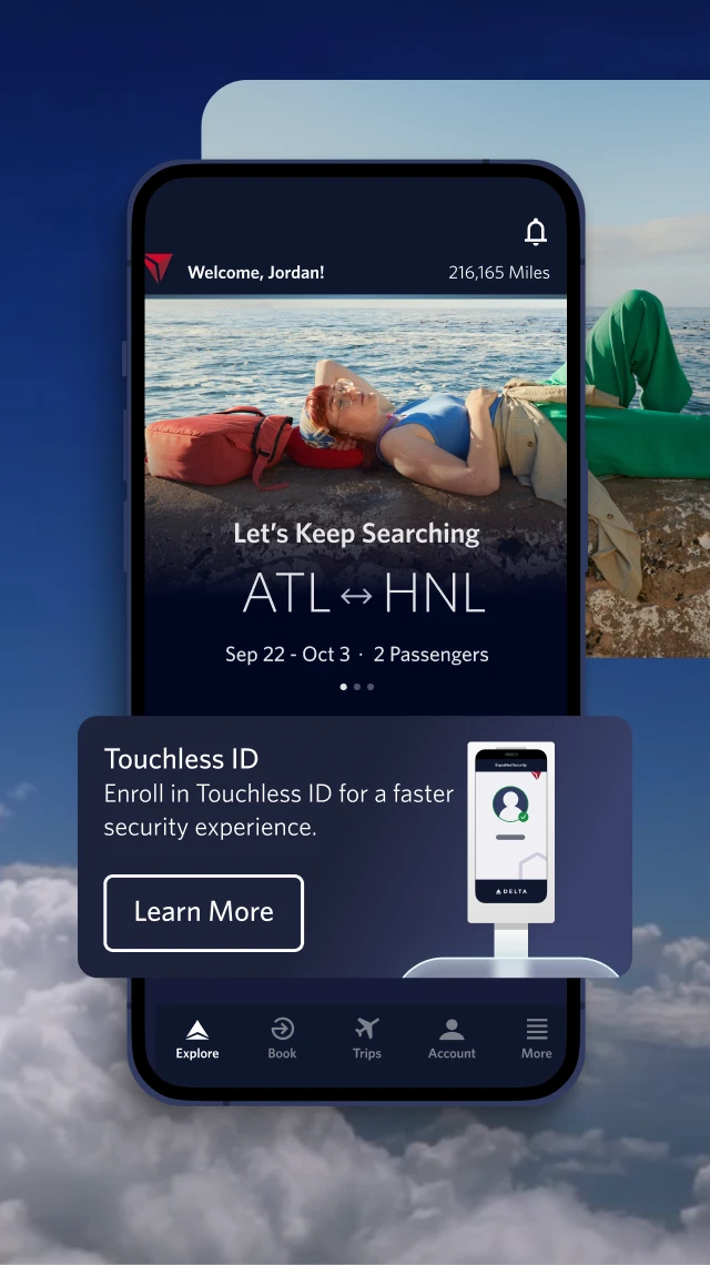 Fly Delta app store screenshot 1 — Travel And Local (Android)