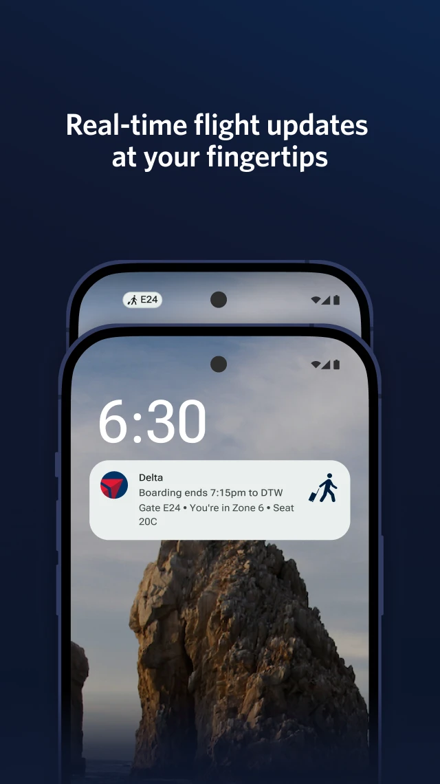 Fly Delta app store screenshot 4 — Travel And Local (Android)