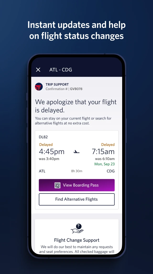 Fly Delta app store screenshot 8 — Travel And Local (Android)