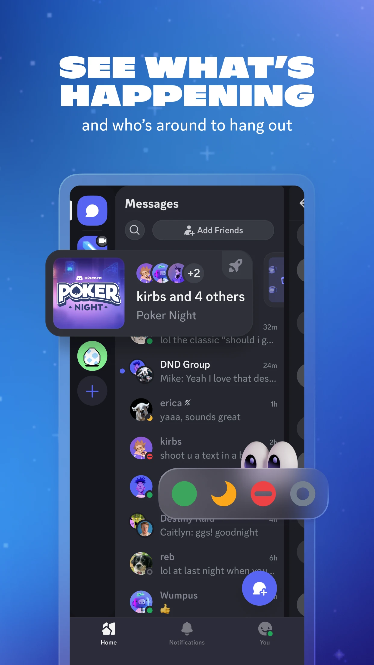 Discord - Talk, Play, Hang Out app store screenshot 3 — Communication (Android)