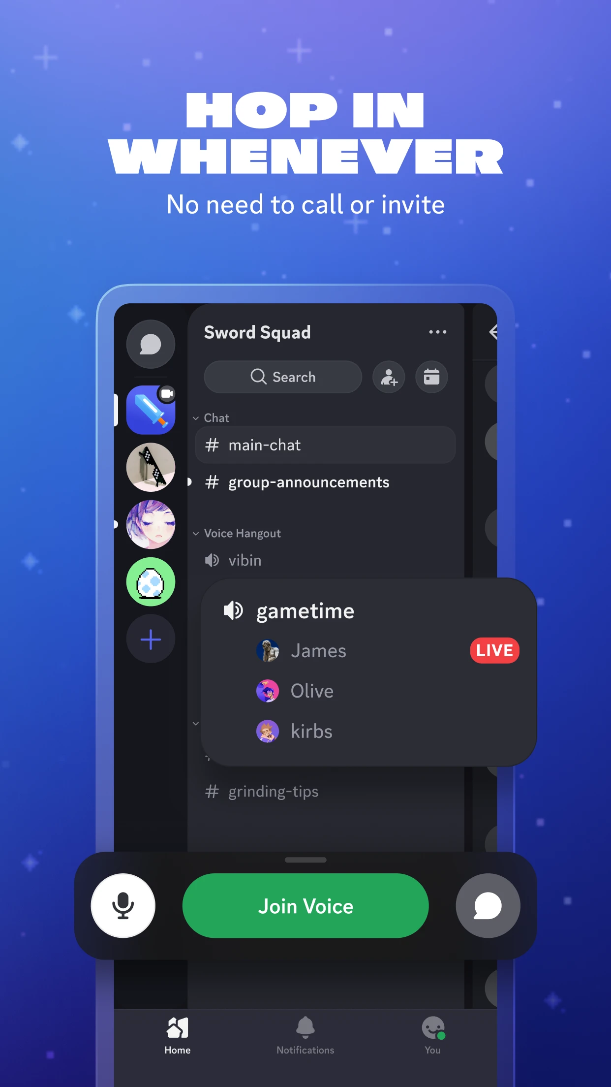 Discord - Talk, Play, Hang Out app store screenshot 4 — Communication (Android)