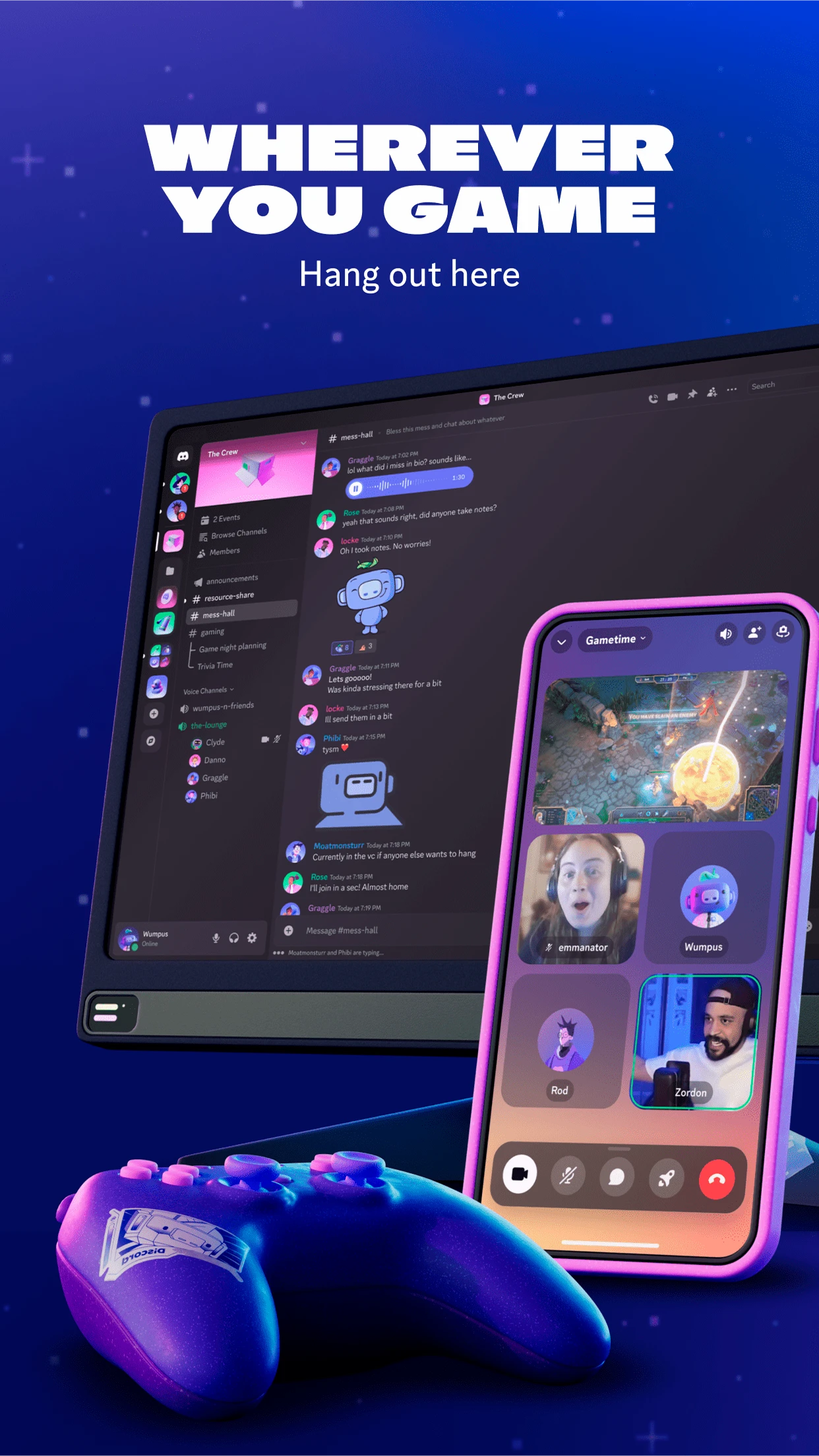 Discord - Talk, Play, Hang Out app store screenshot 6 — Communication (Android)