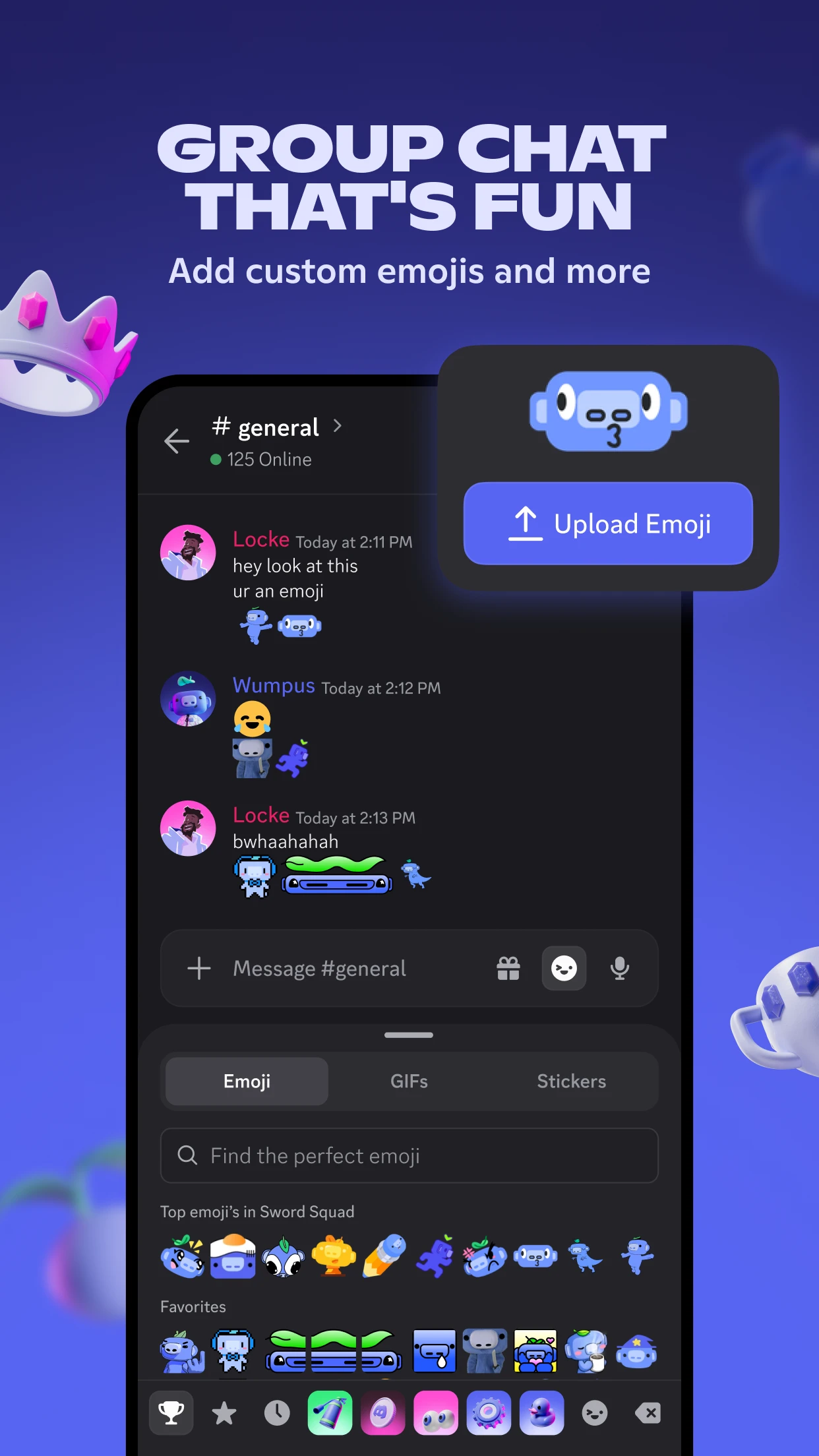 Discord - Talk, Play, Hang Out app store screenshot 1 — Communication (Android)
