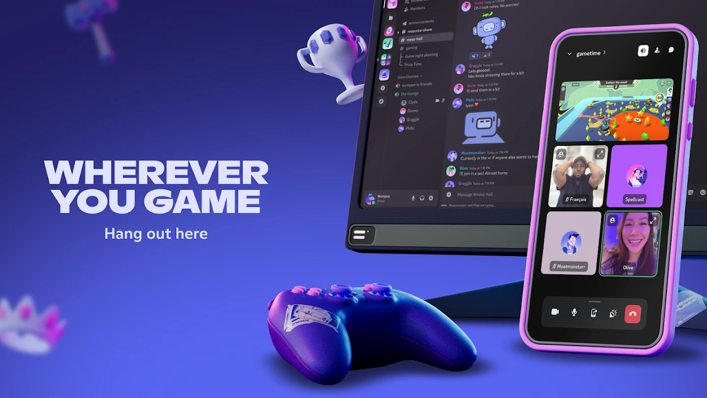 Discord - Talk, Play, Hang Out app store screenshot 12 — Communication (Android)