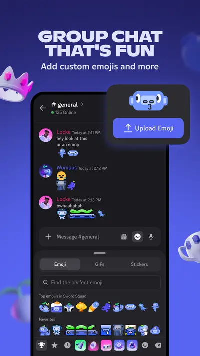 Discord - Talk, Play, Hang Out app store screenshot 1 — Communication (Android)