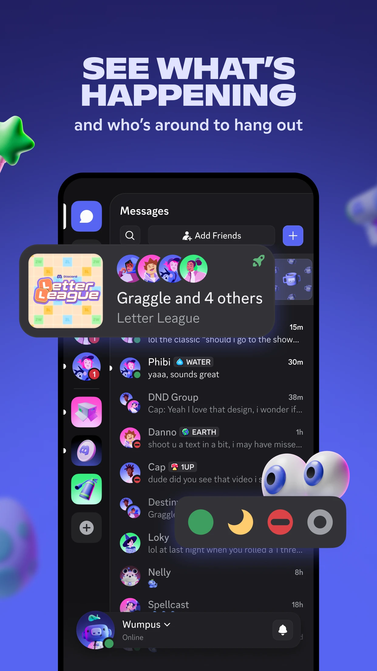 Discord - Talk, Play, Hang Out app store screenshot 3 — Communication (Android)
