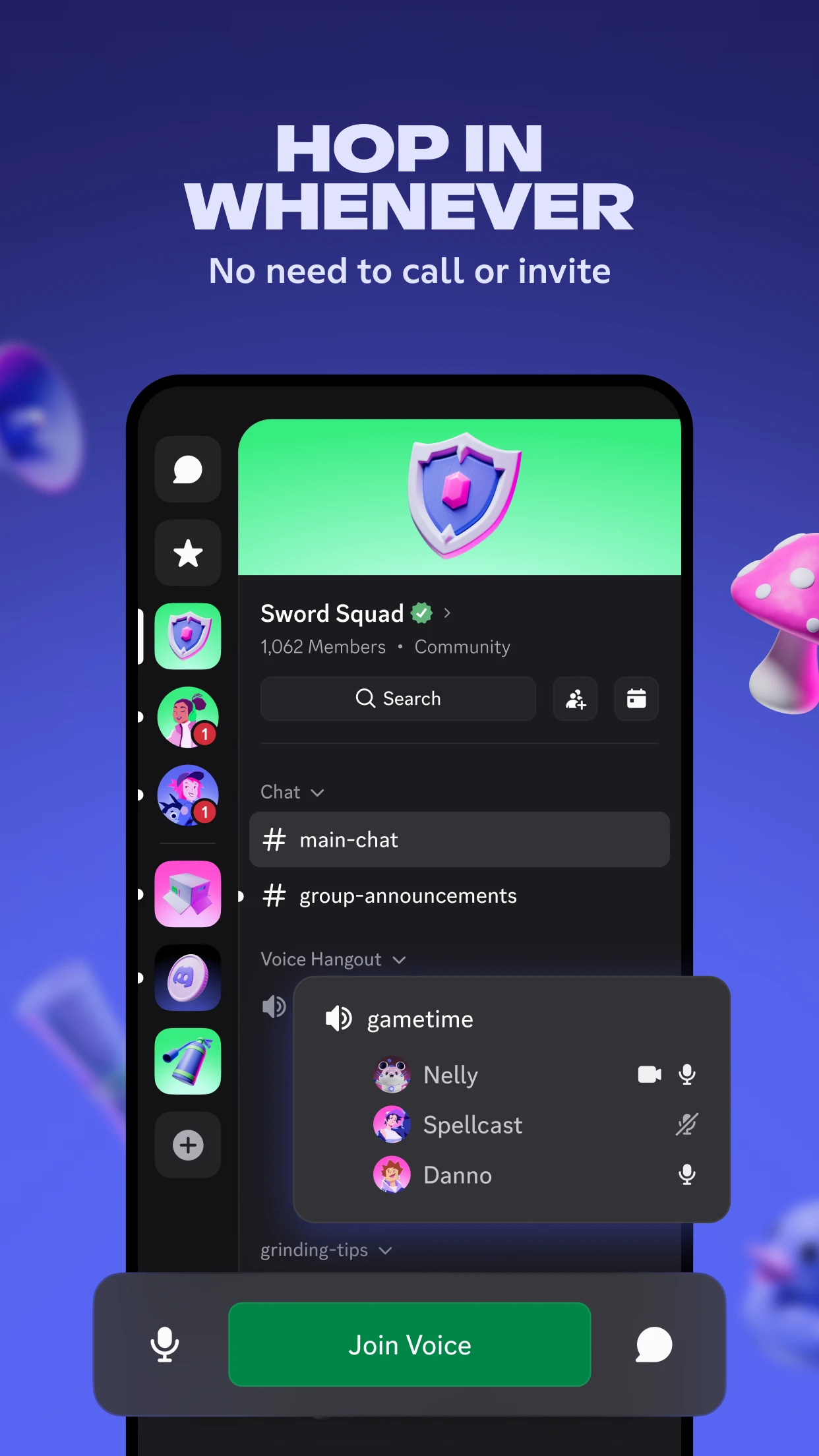 Discord - Talk, Play, Hang Out app store screenshot 4 — Communication (Android)