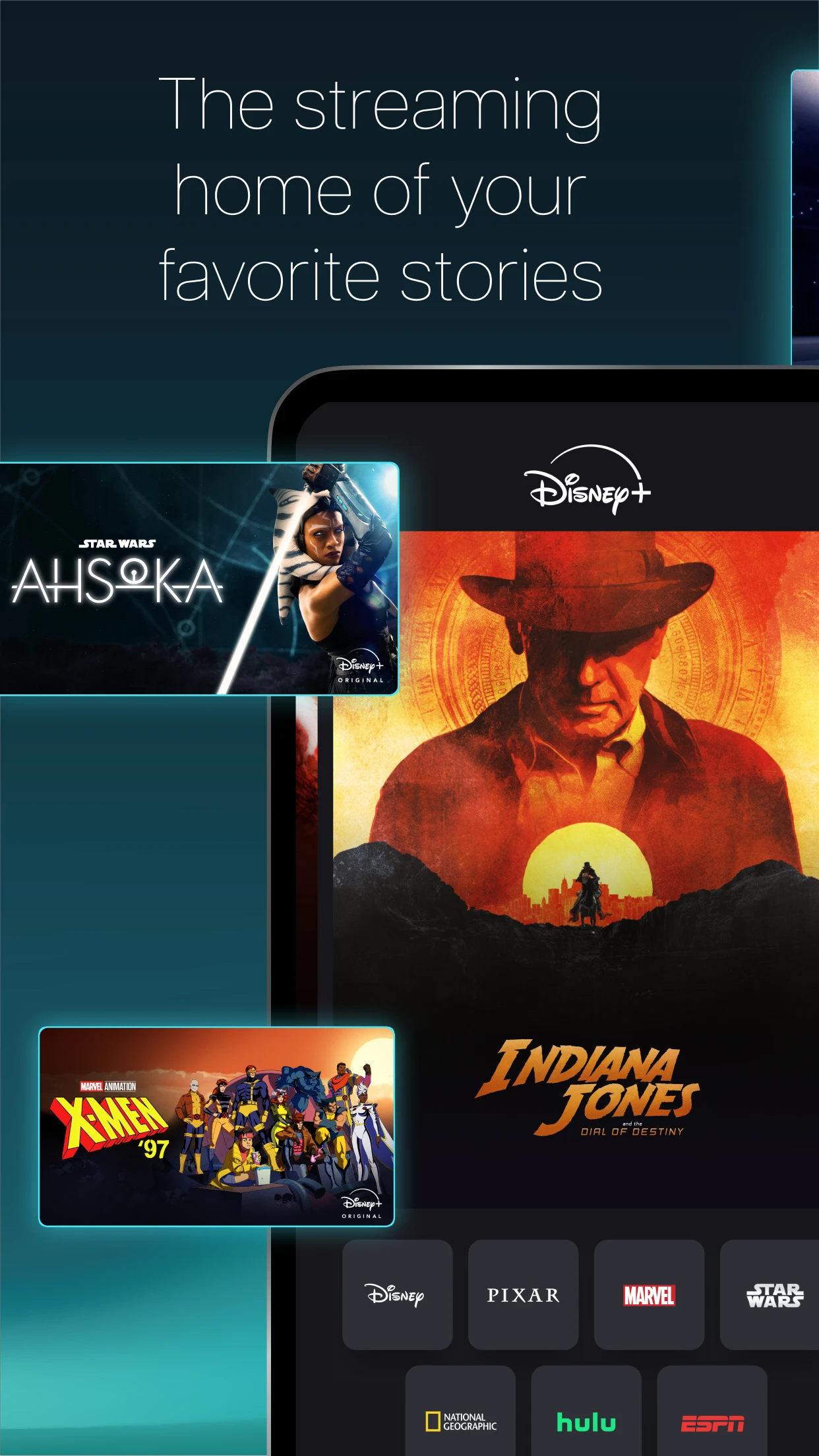 Disney+ app store screenshot 1 — Entertainment (Android)