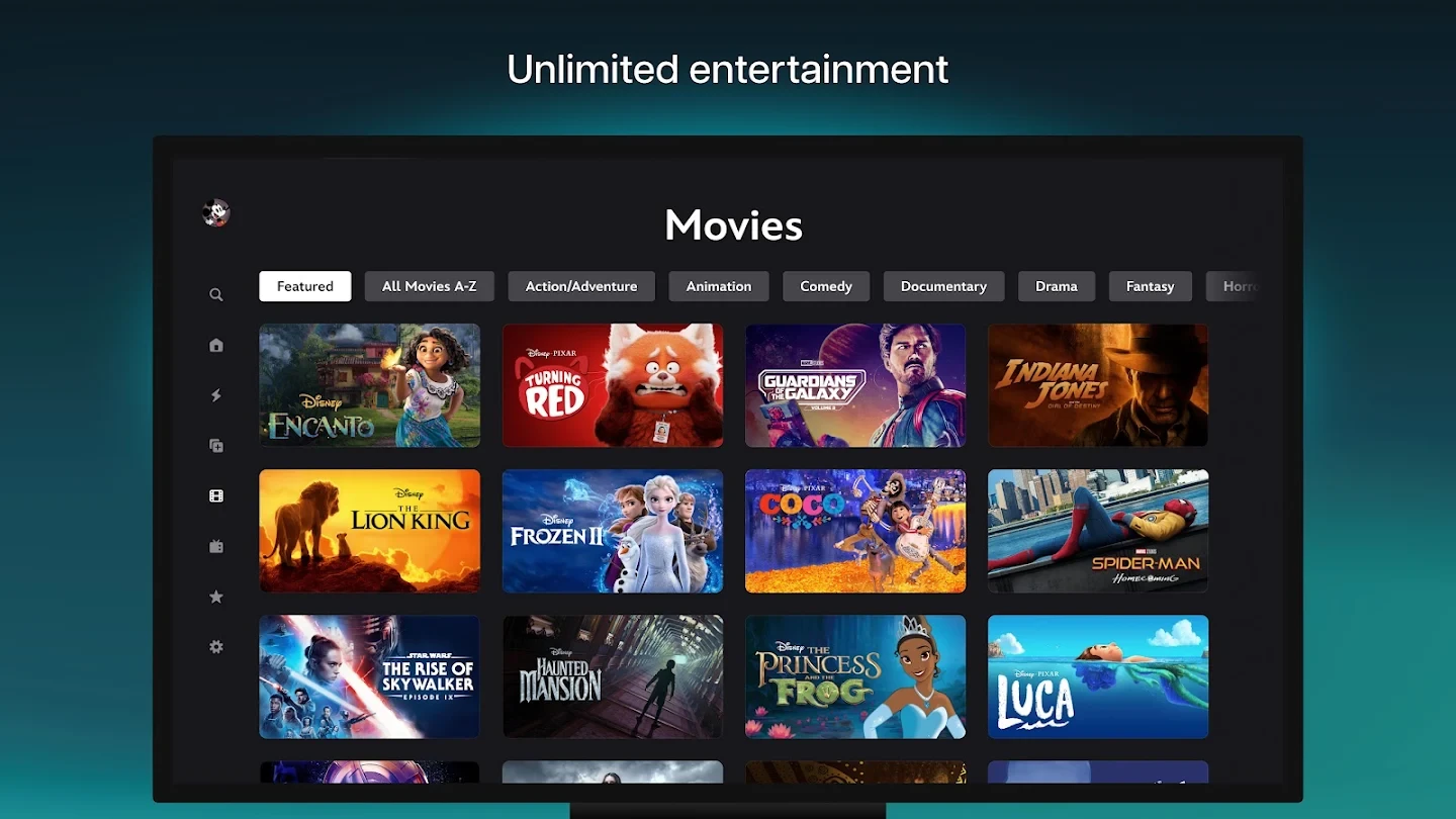 Disney+ app store screenshot 14 — Entertainment (Android)