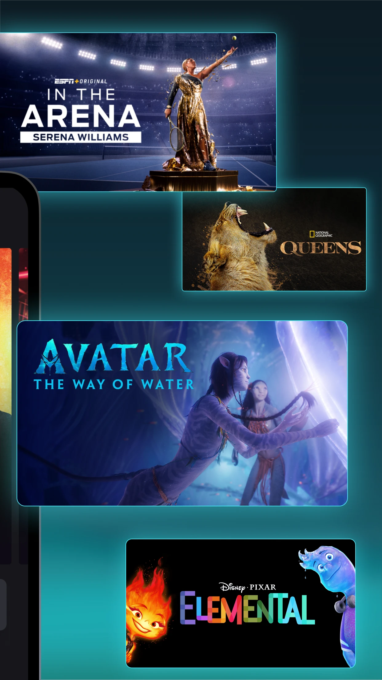 Disney+ app store screenshot 2 — Entertainment (Android)