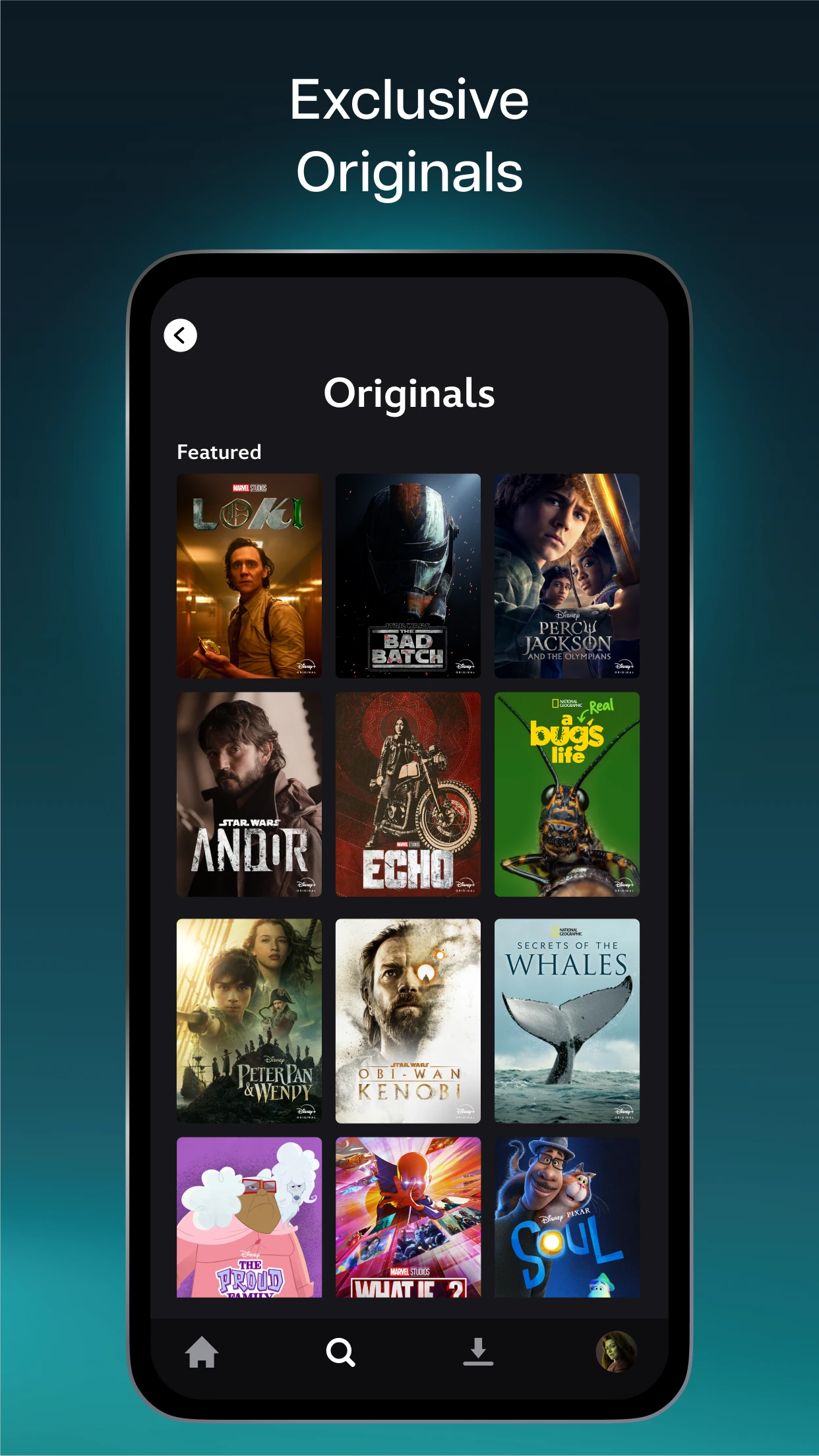 Disney+ app store screenshot 3 — Entertainment (Android)