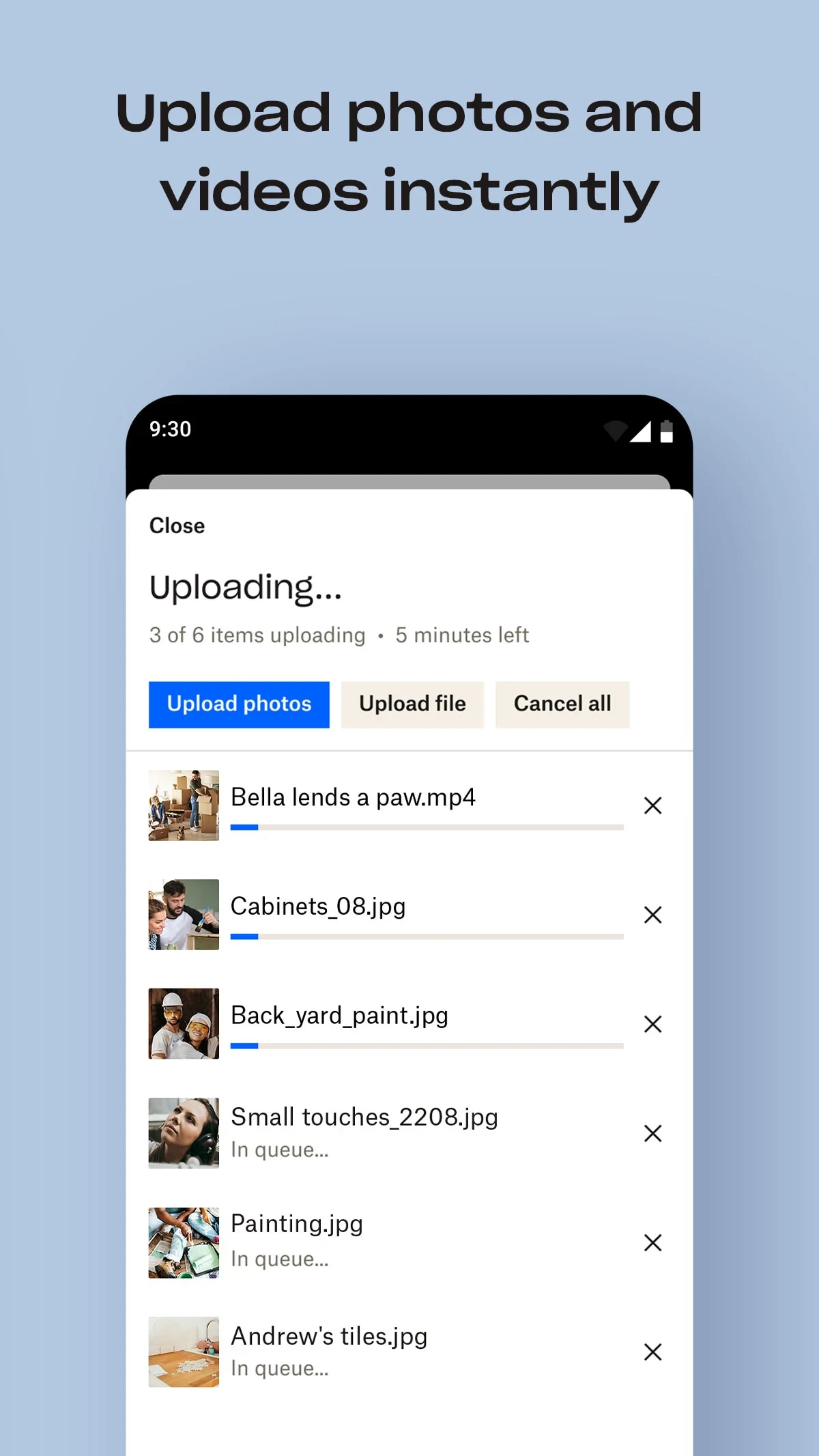 Dropbox: Secure Cloud Storage app store screenshot 2 — Productivity (Android)