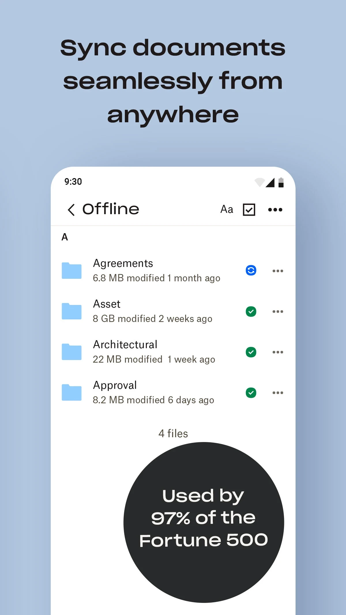 Dropbox: Secure Cloud Storage app store screenshot 6 — Productivity (Android)