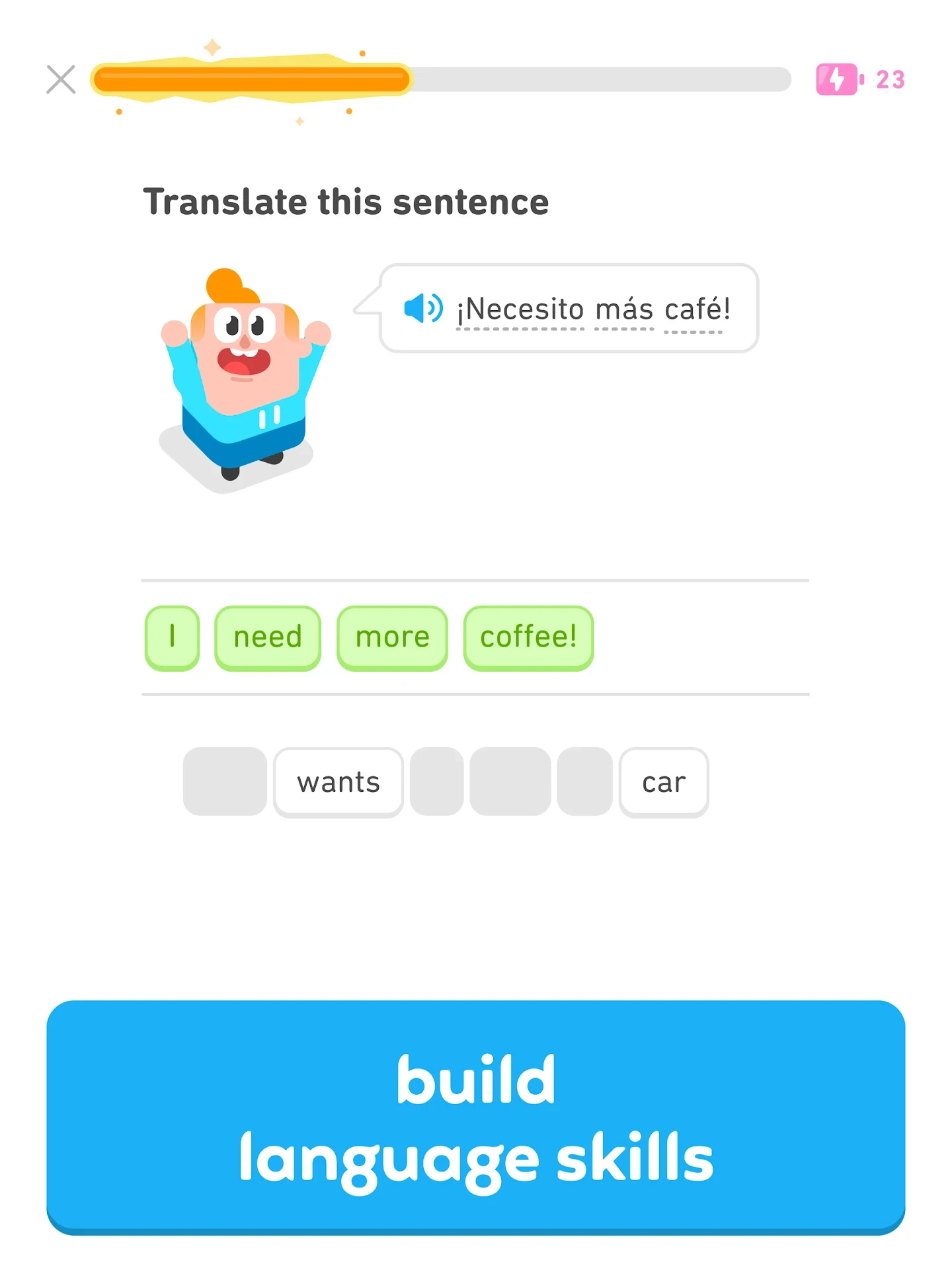 Duolingo: Language Lessons app store screenshot 20 — Education (Android)