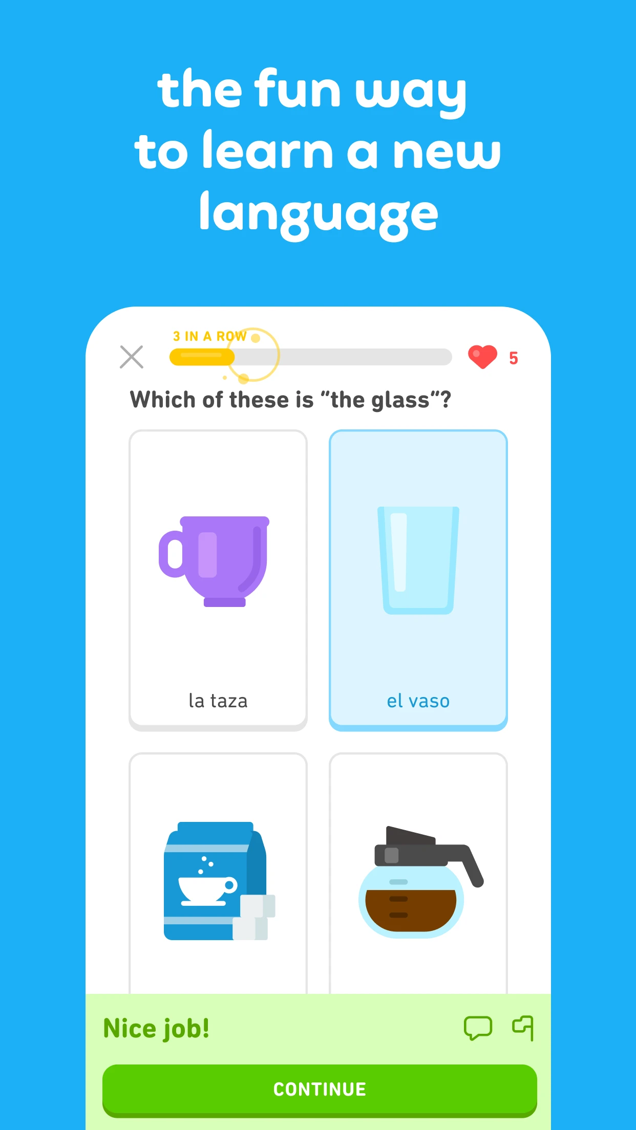 Duolingo: Language Lessons app store screenshot 2 — Education (Android)