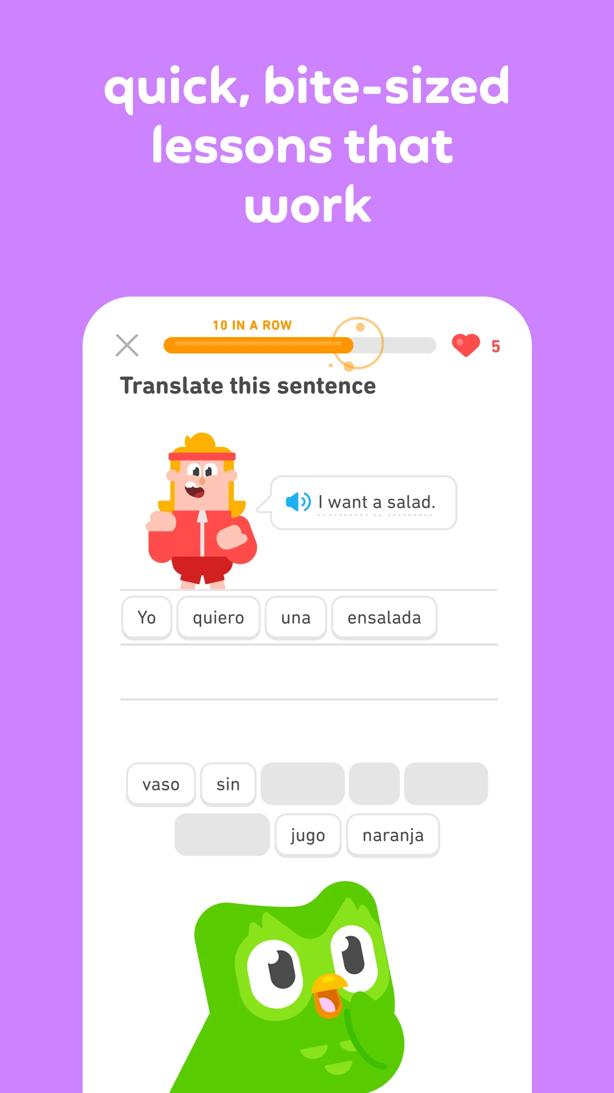 Duolingo: Language Lessons app store screenshot 3 — Education (Android)