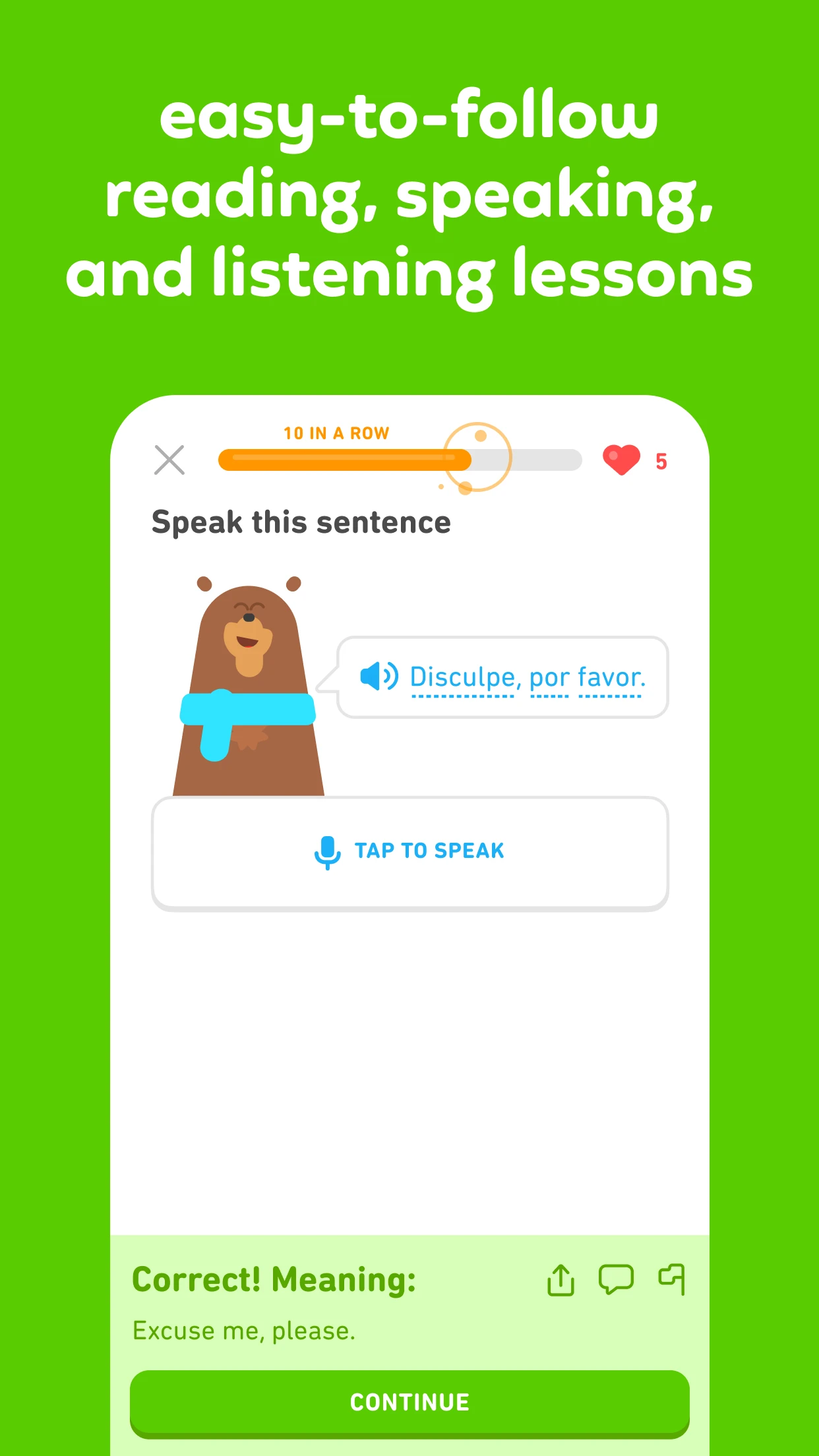 Duolingo: Language Lessons app store screenshot 5 — Education (Android)