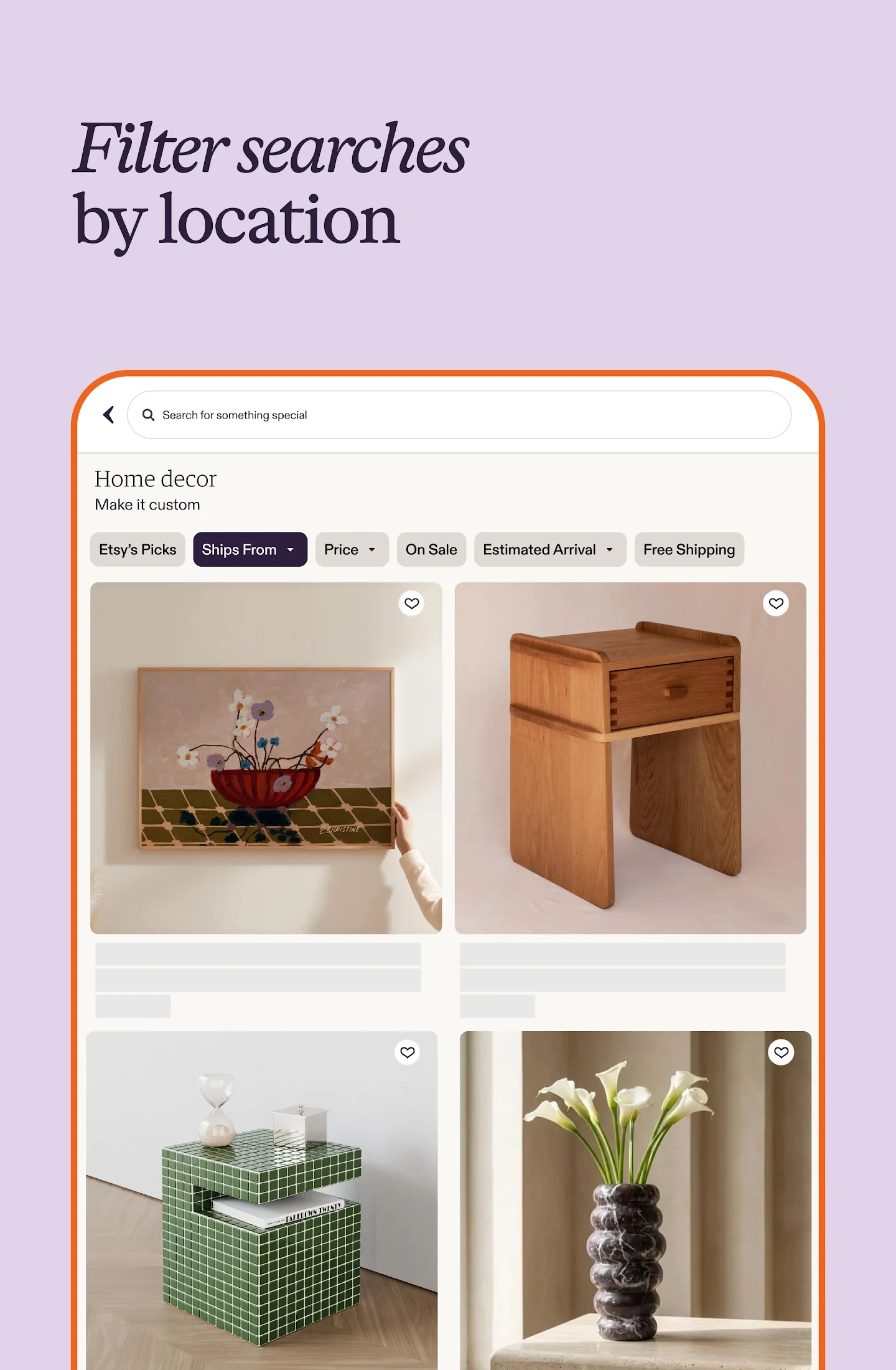 Etsy: Shop Home, Style & More app store screenshot 18 — Shopping (Android)