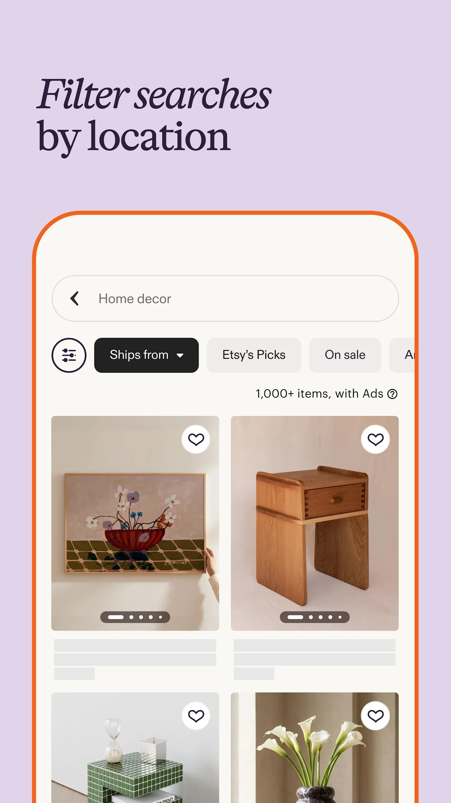 Etsy: Shop Home, Style & More app store screenshot 4 — Shopping (Android)