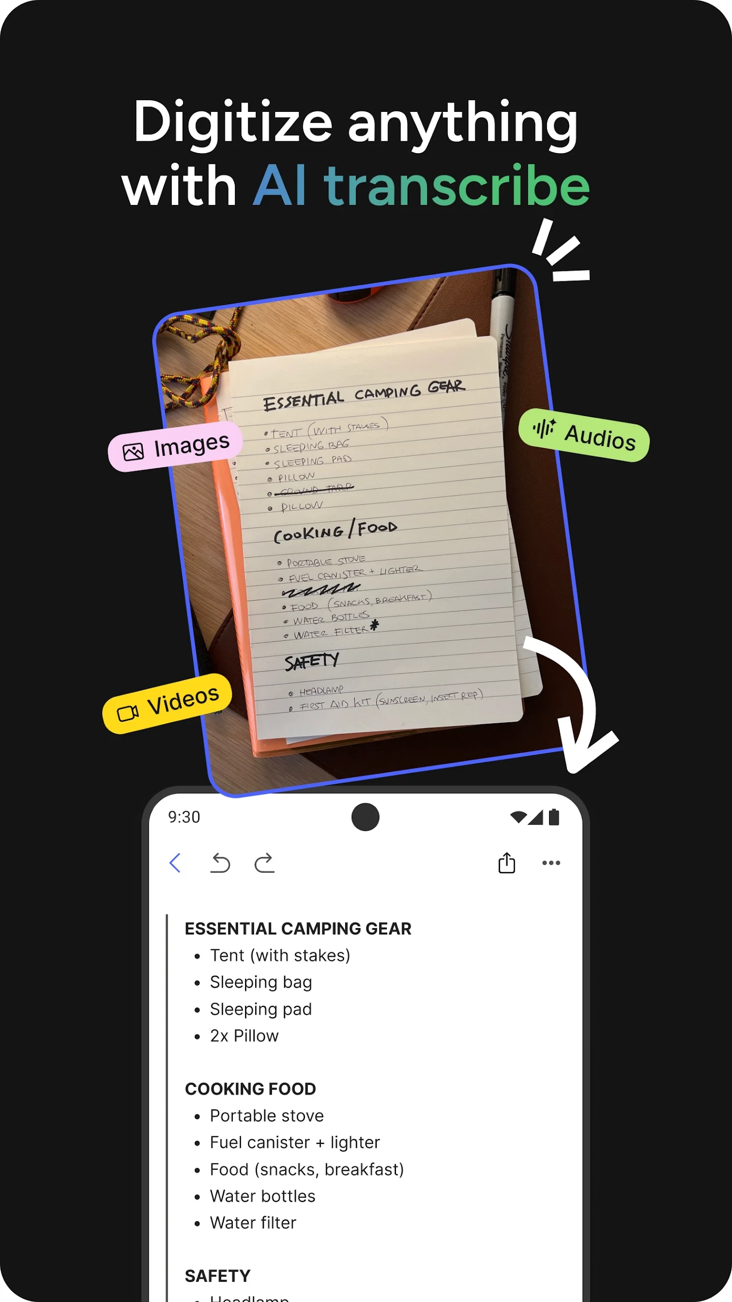 Evernote - Note Organizer app store screenshot 6 — Productivity (Android)