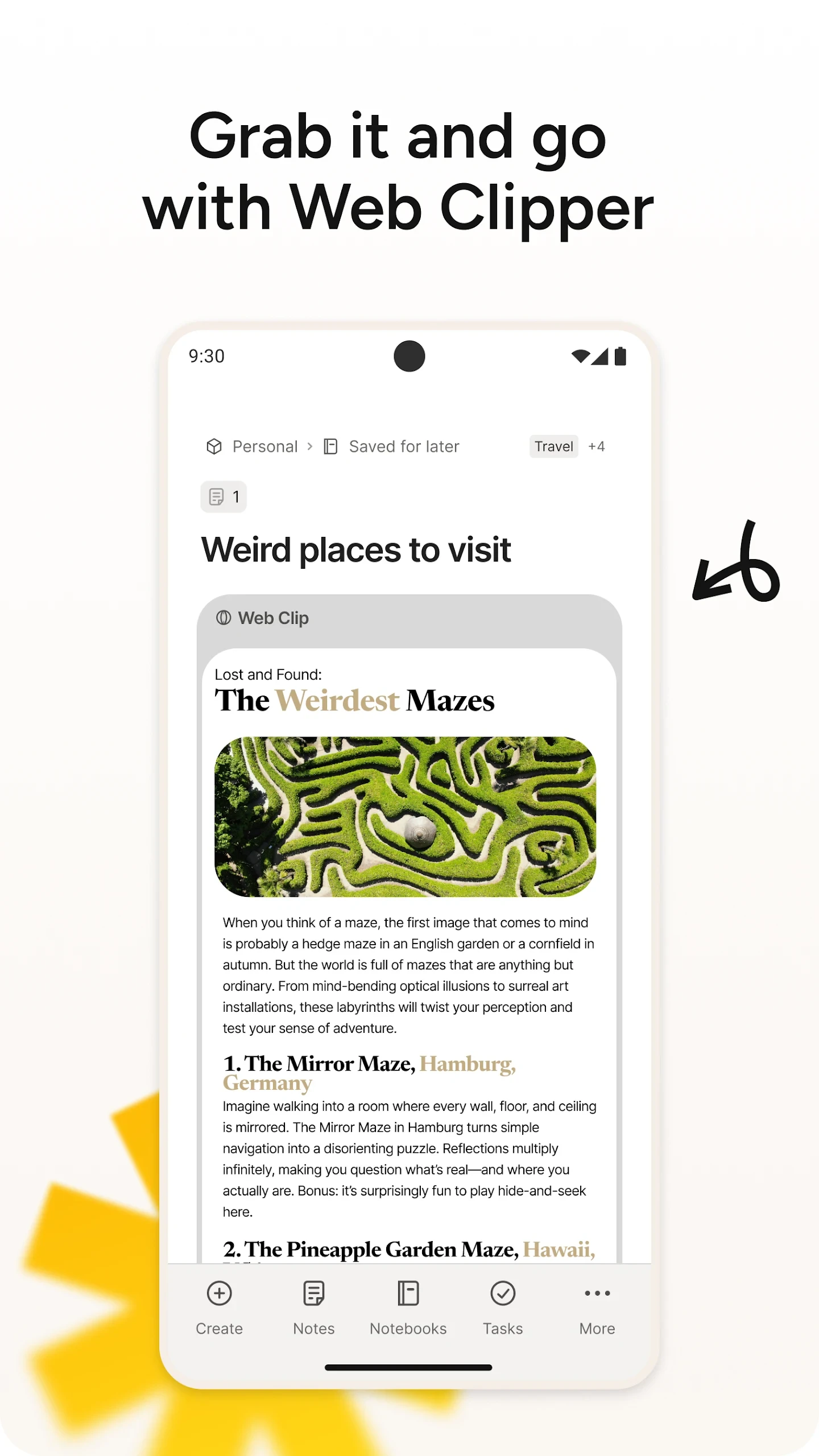 Evernote - Note Organizer app store screenshot 7 — Productivity (Android)