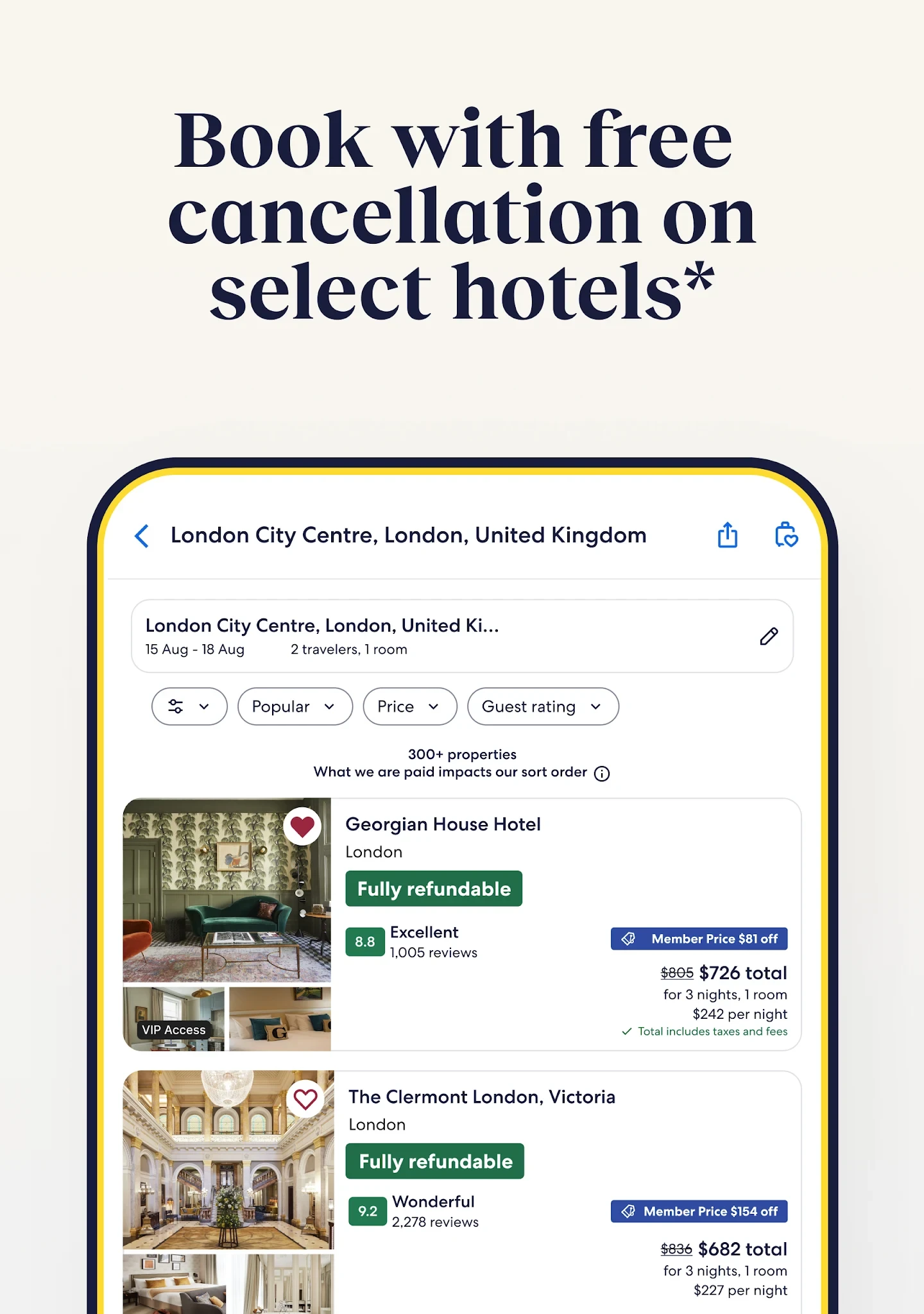 Expedia: Hotels, Flights, Cars app store screenshot 23 — Travel And Local (Android)