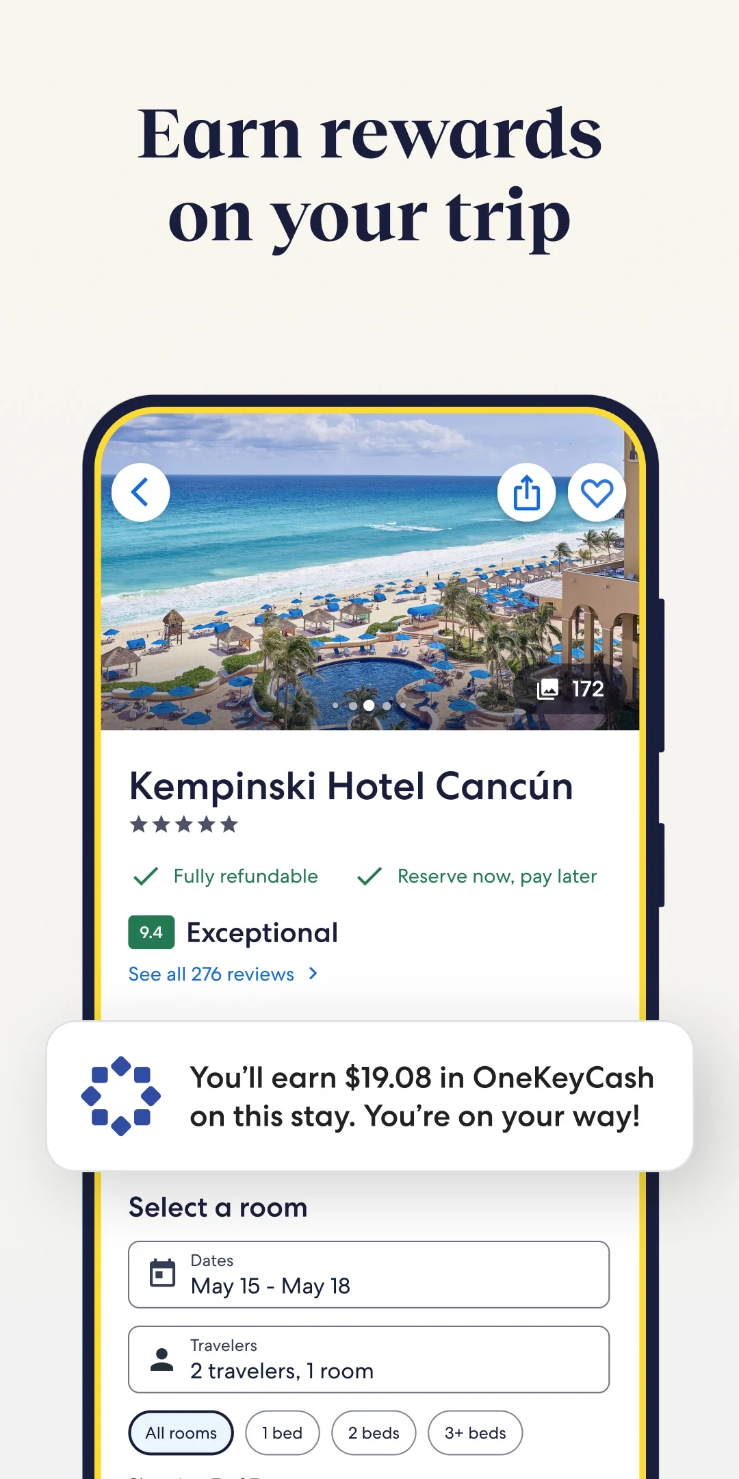 Expedia: Hotels, Flights, Cars app store screenshot 3 — Travel And Local (Android)