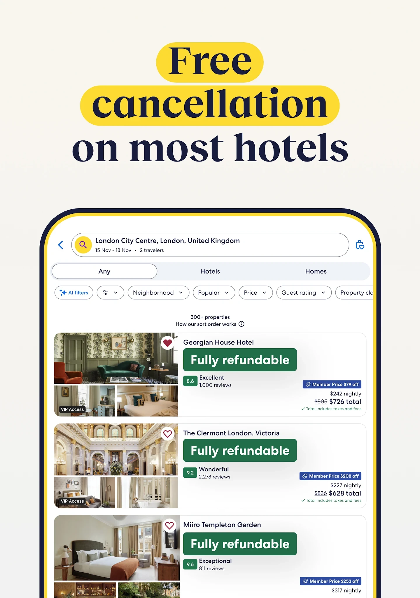 Expedia: Hotels, Flights, Cars app store screenshot 22 — Travel And Local (Android)